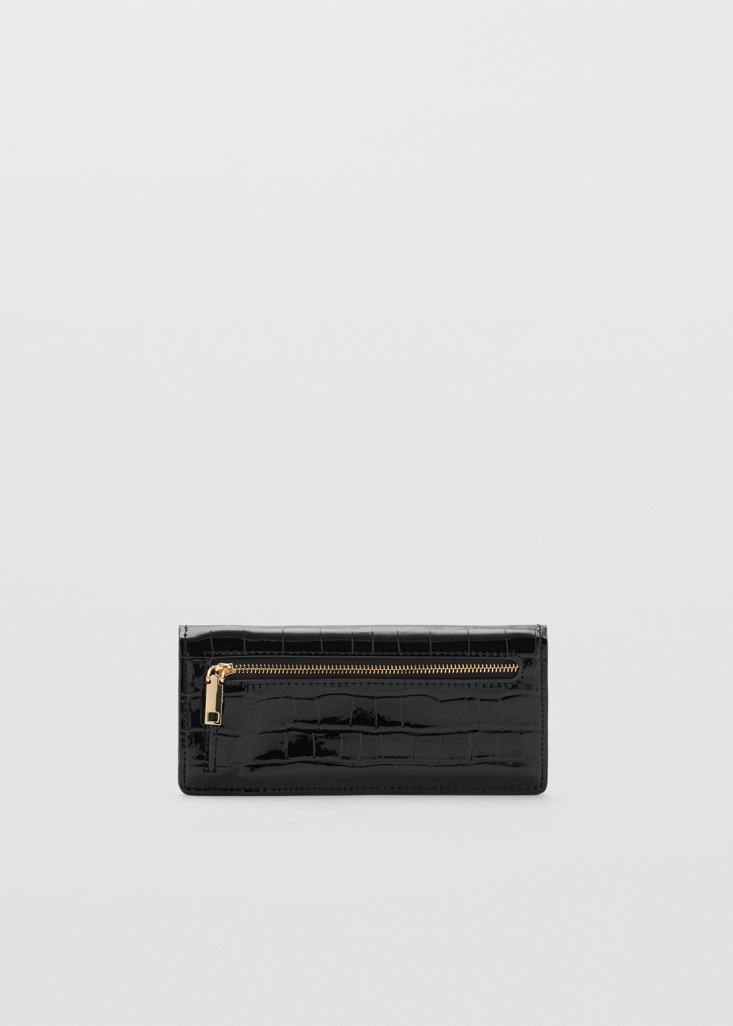 Porte-monnaie effet croco - Plan moyen