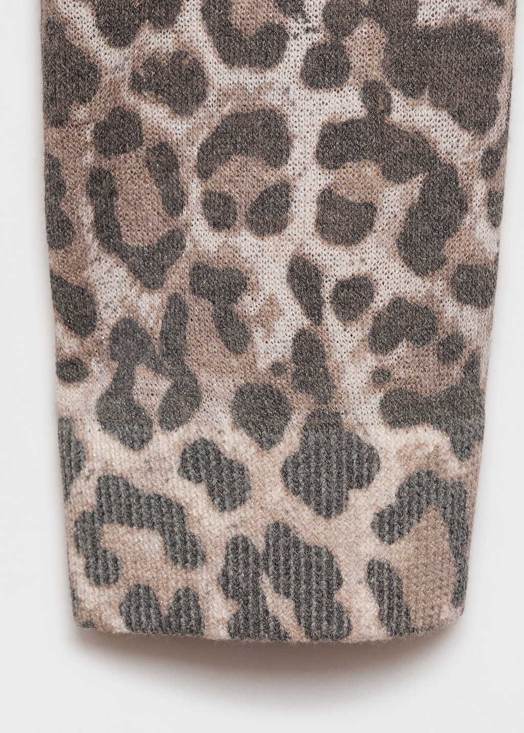Mango Leopard knit cardigan thumbnail