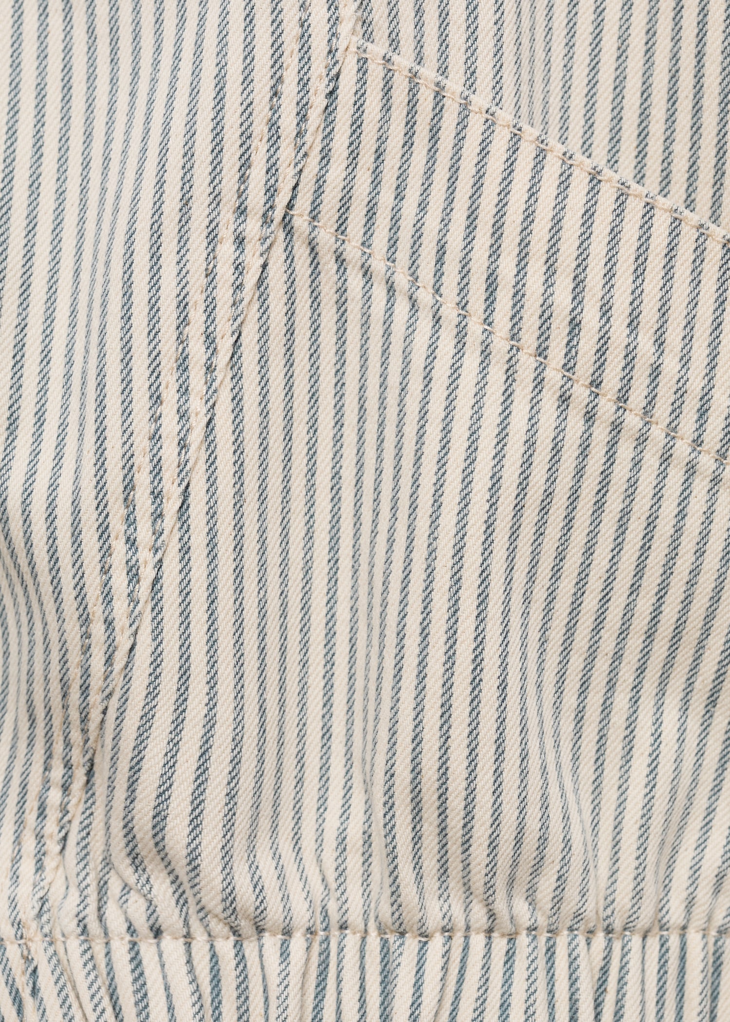 Striped denim jacket - Details of the article 8