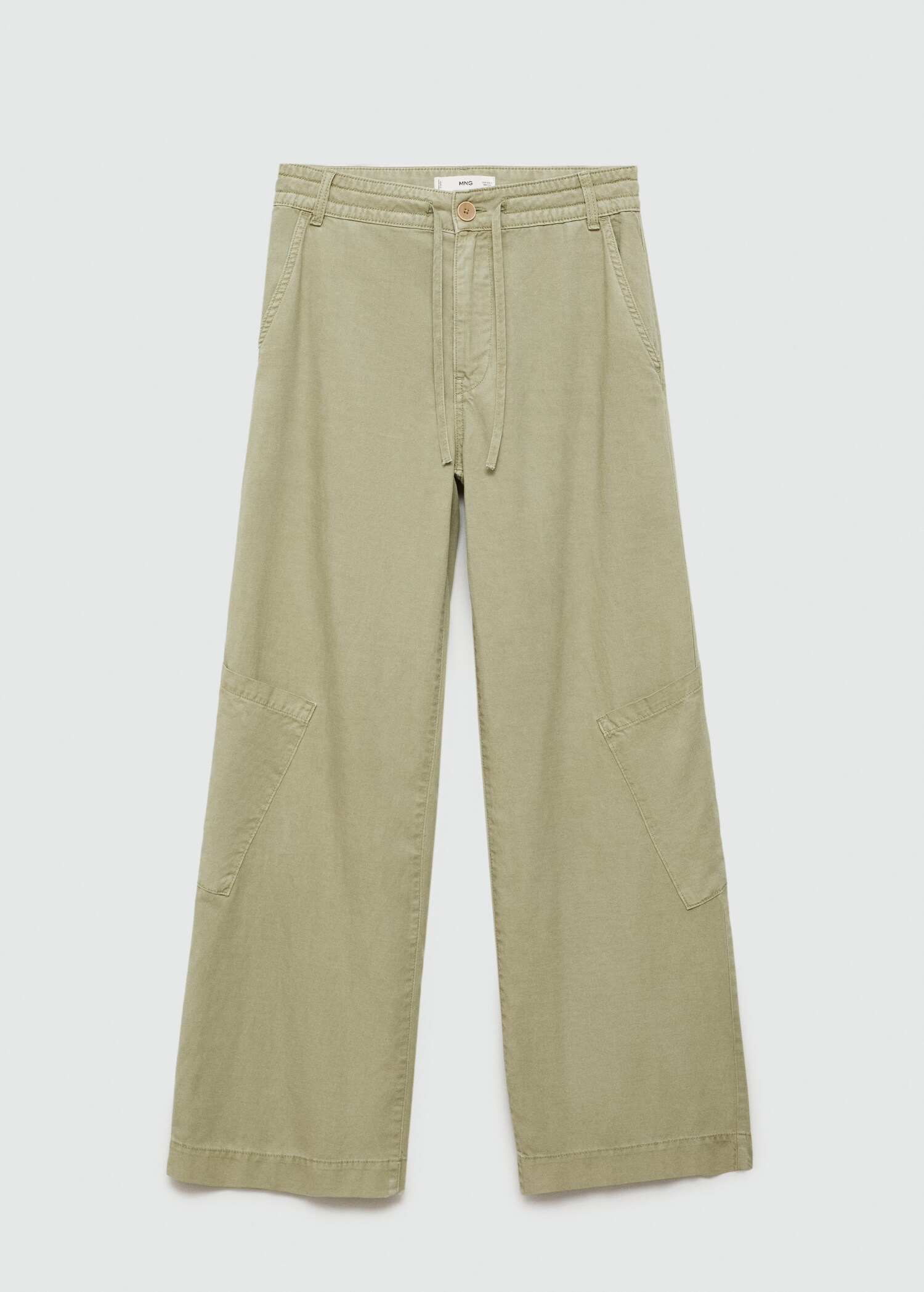 Lyocell pants with adjustable drawstring - Article without model