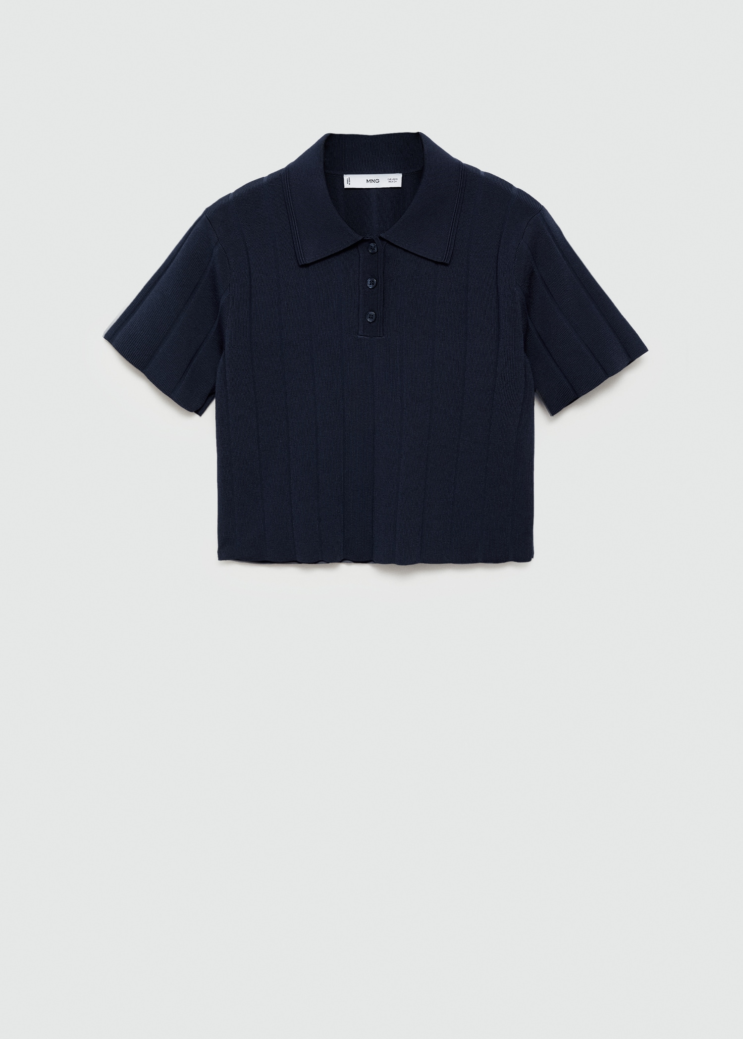 T-Shirt mit Poloshirt-Kragen - Damen | MANGO Deutschland