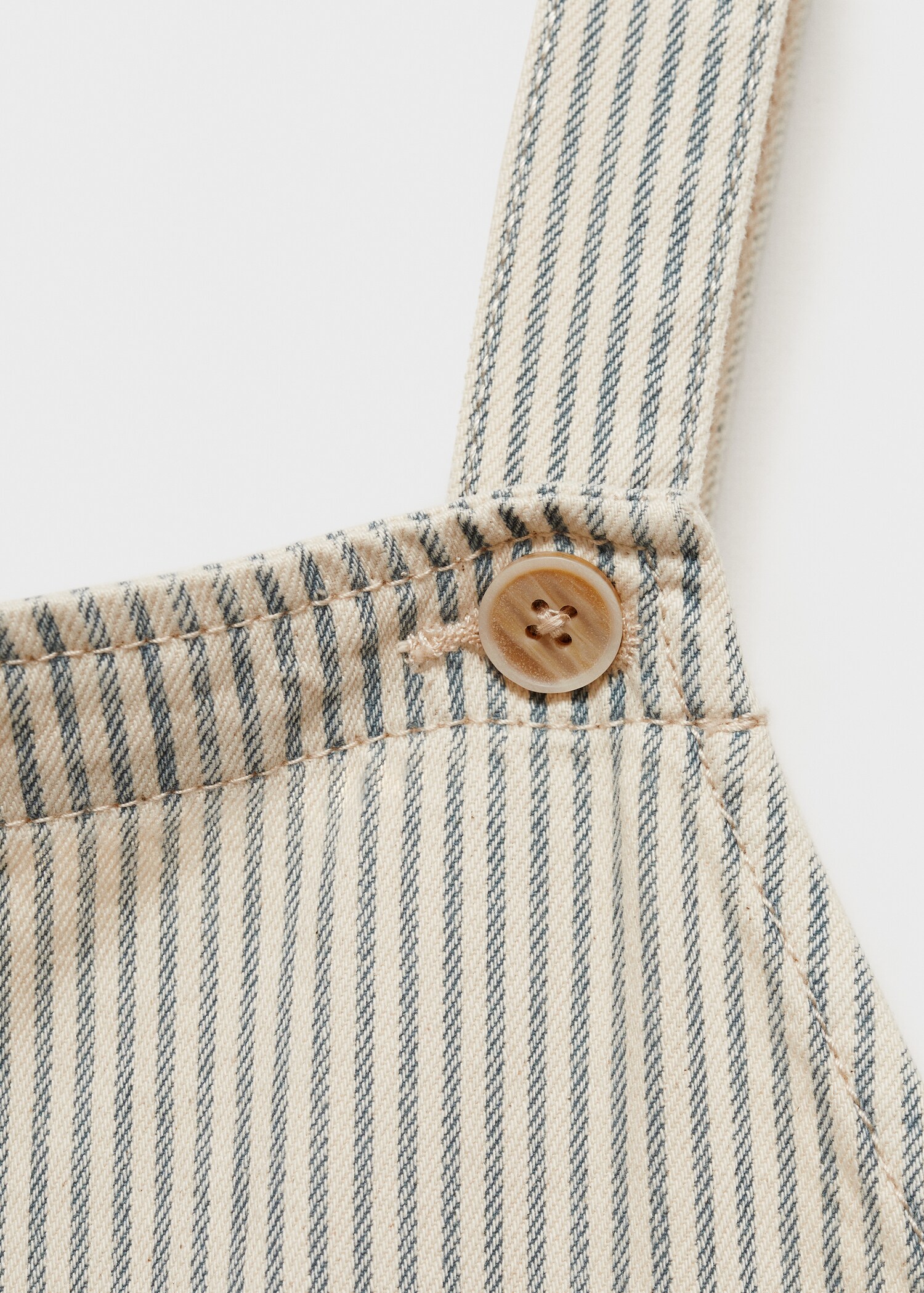 Stripete snekkerbukse i denim - Artikkeldetalj 8