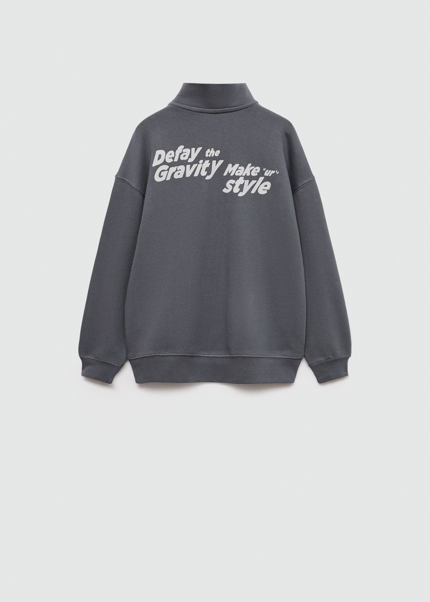 Cotton-blend printed sweatshirt - Reverse of the article