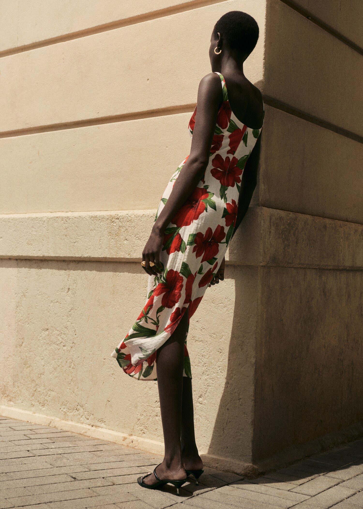 Long floral dress - Details of the article 6