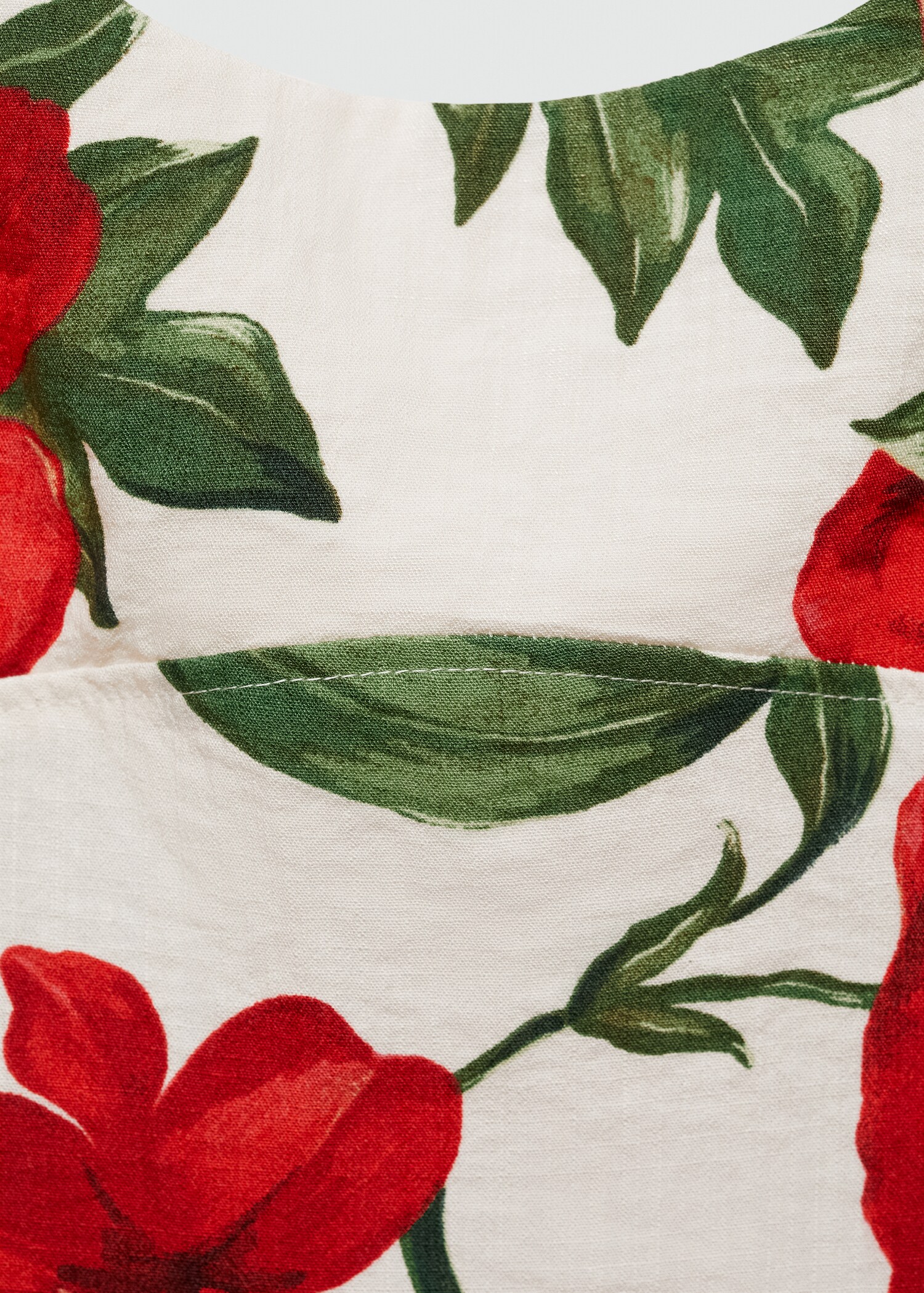 Long floral dress - Details of the article 8