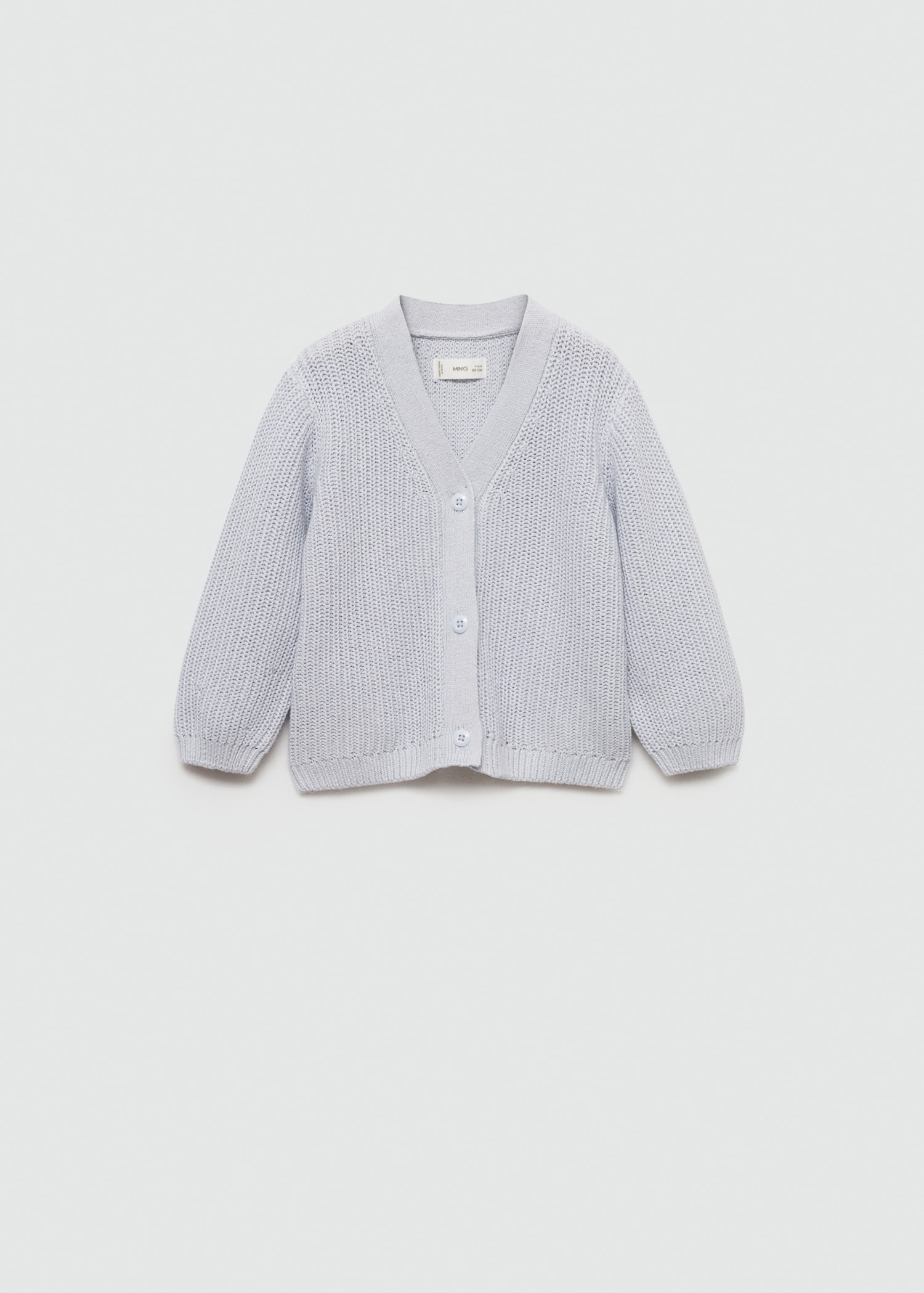 Button knit cardigan - Article without model