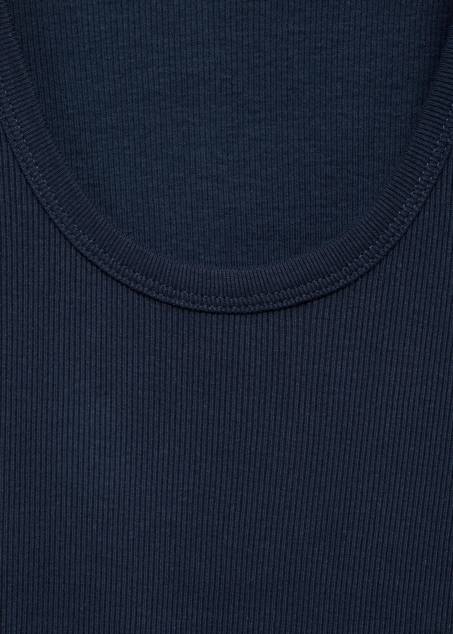 Ribbed cotton-blend top - Details of the article 8