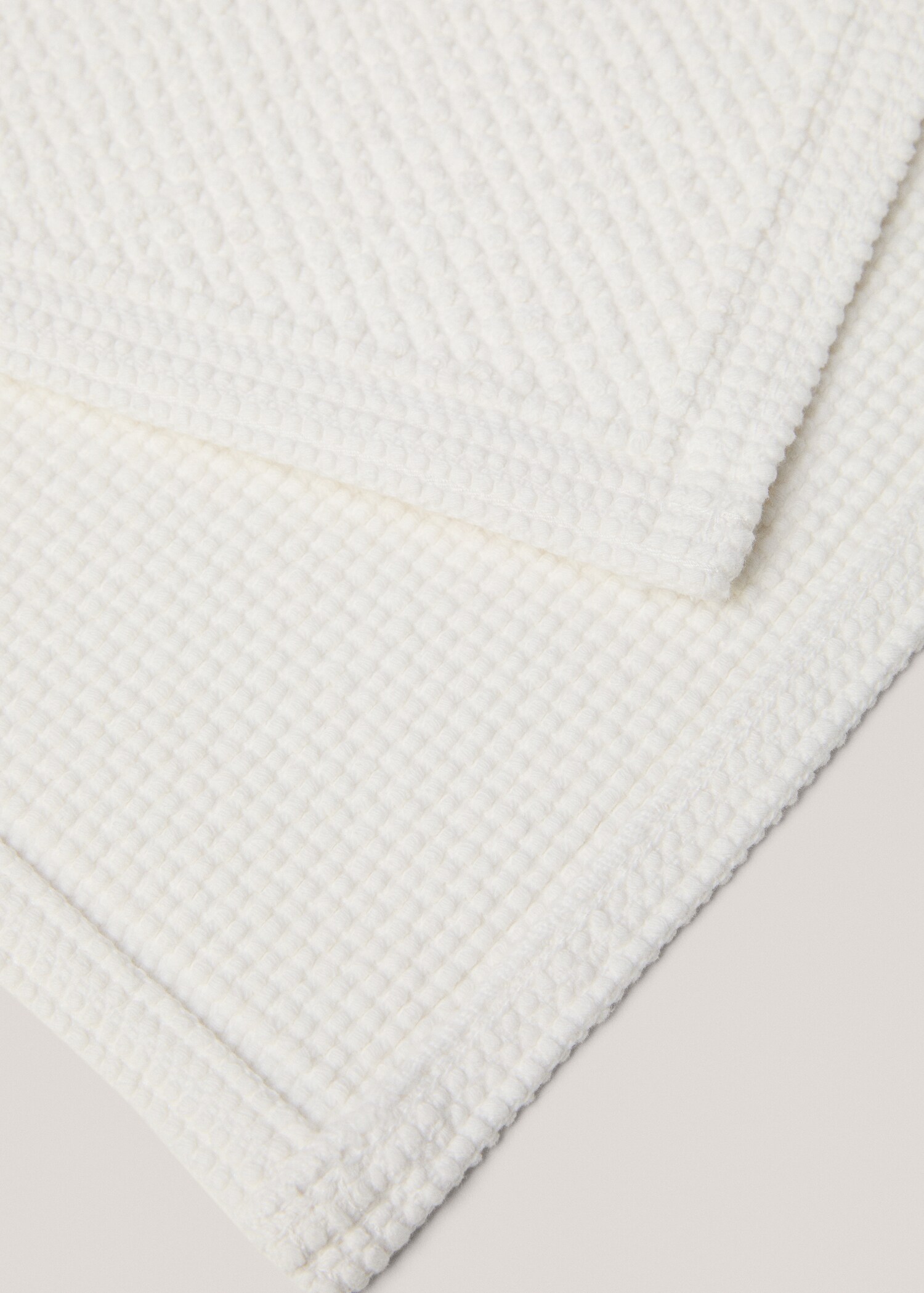 100% cotton bouclé bath rug - Details of the article 1