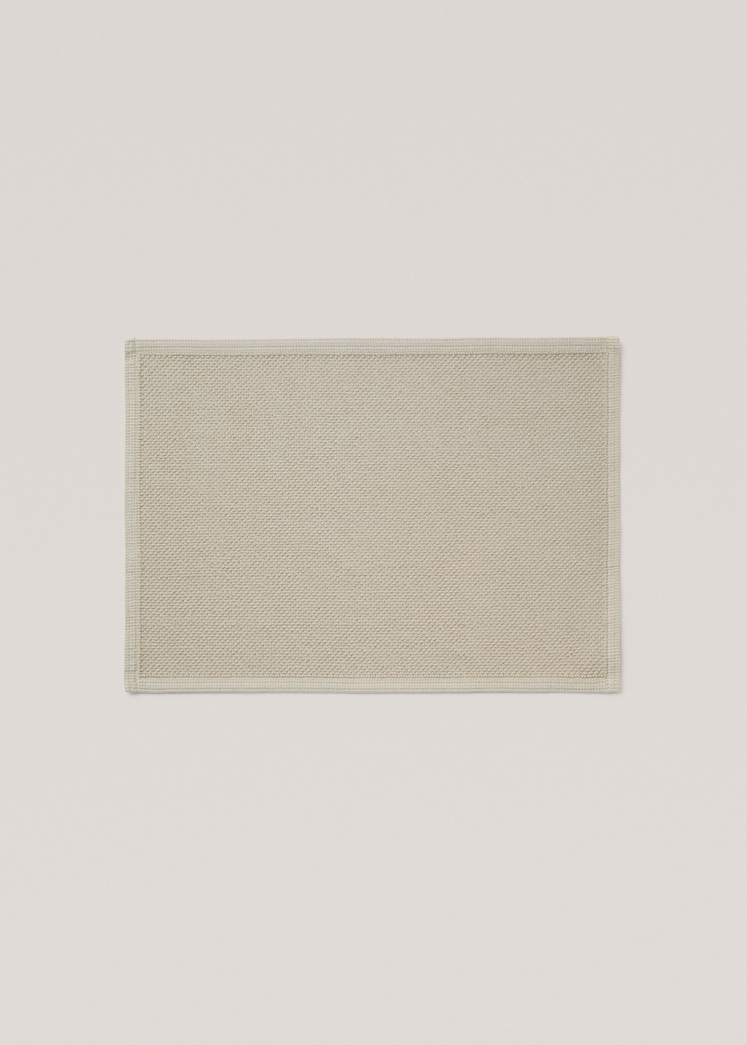 100% cotton bouclé bath rug - Article without model