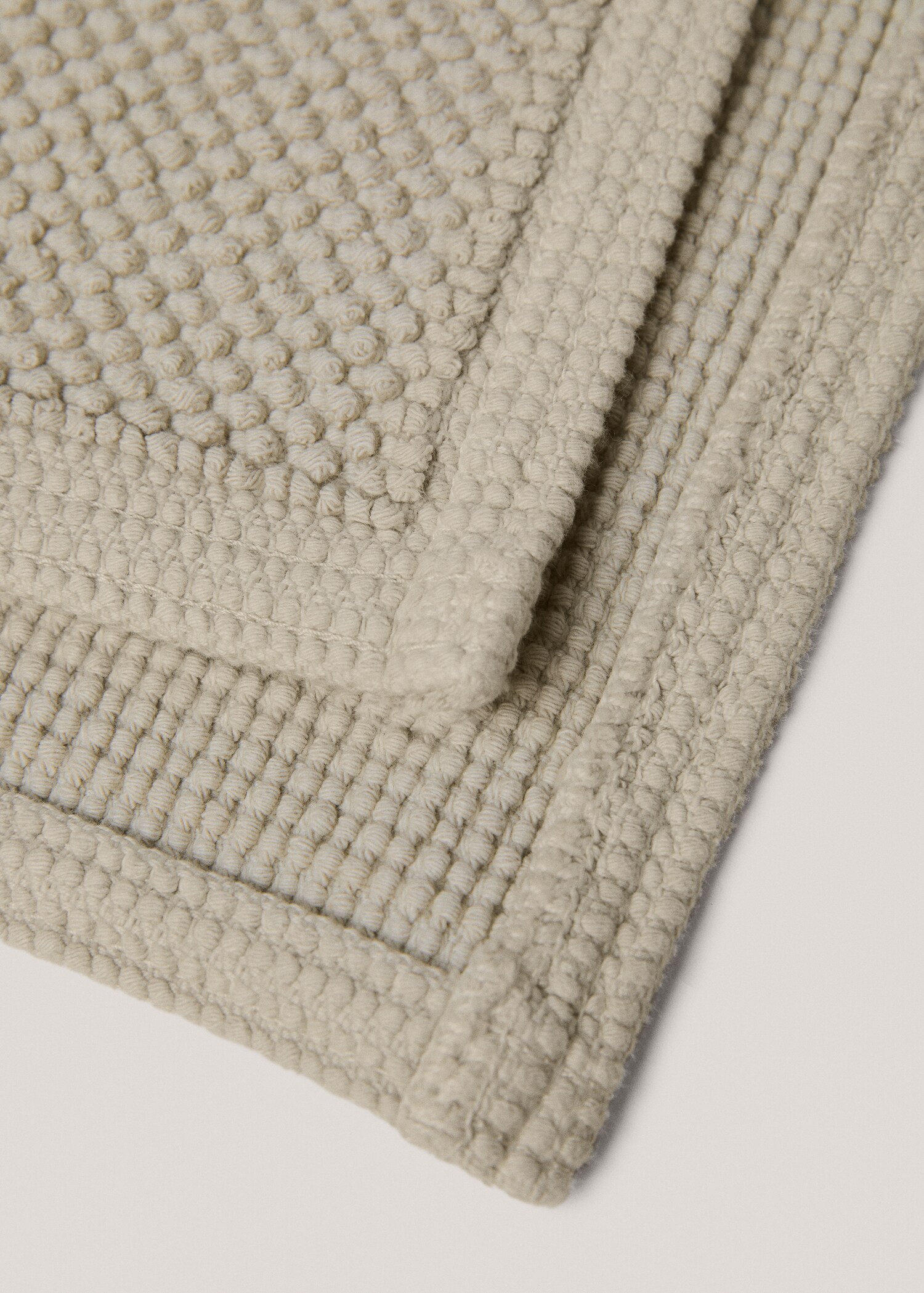 100% cotton bouclé bath rug - Details of the article 1