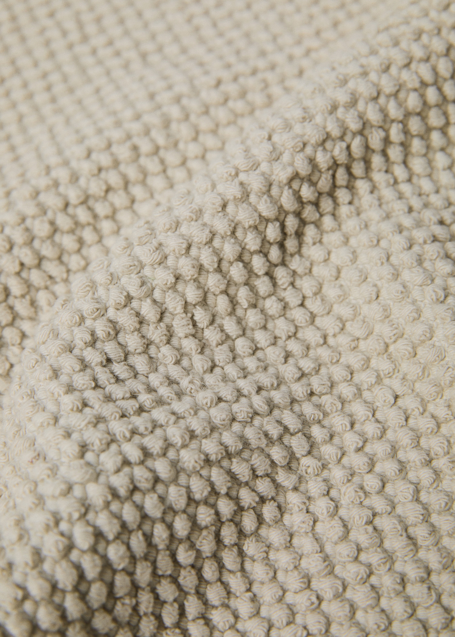 100% cotton bouclé bath rug - Details of the article 2