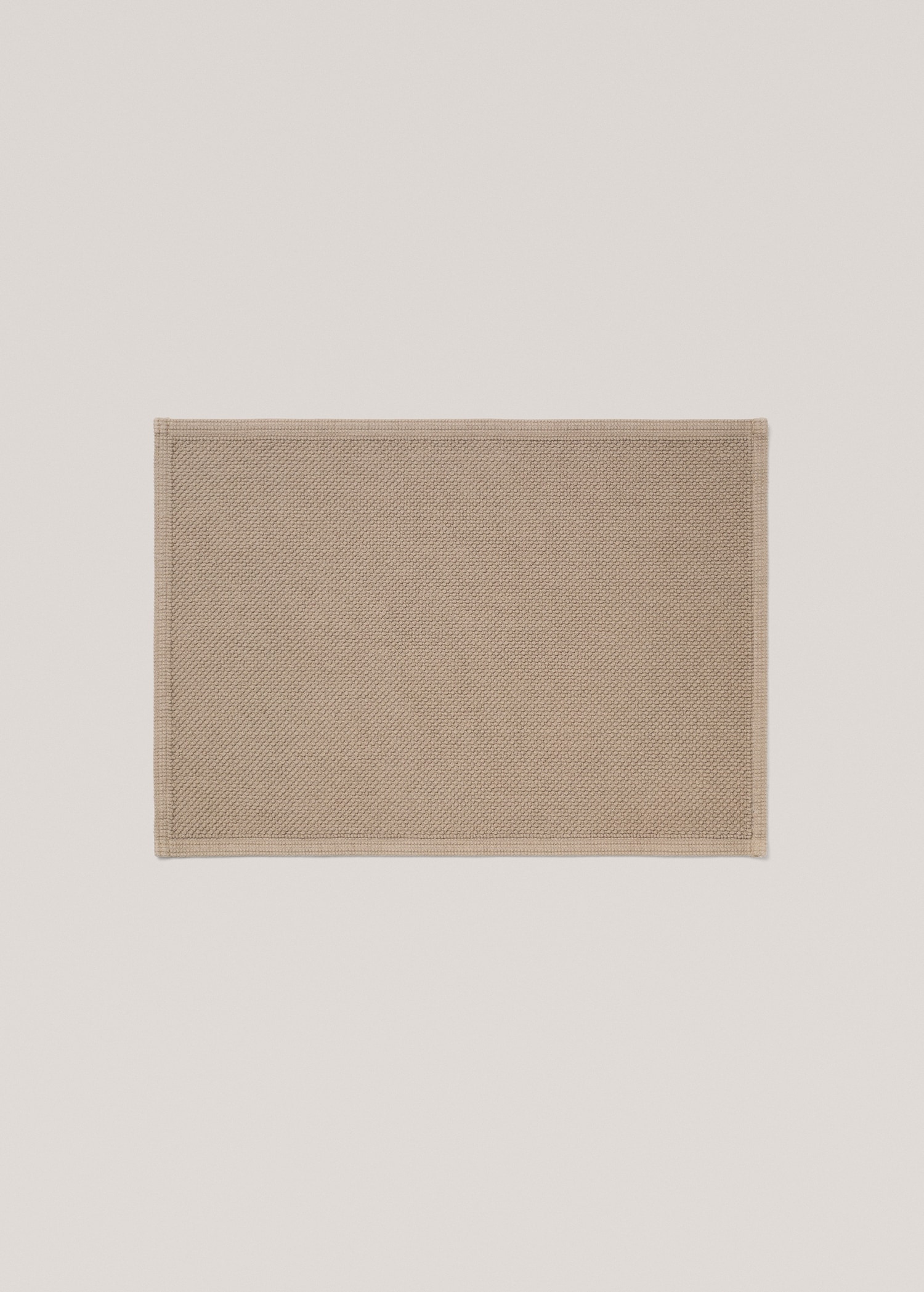 100% cotton bouclé bath rug - Article without model