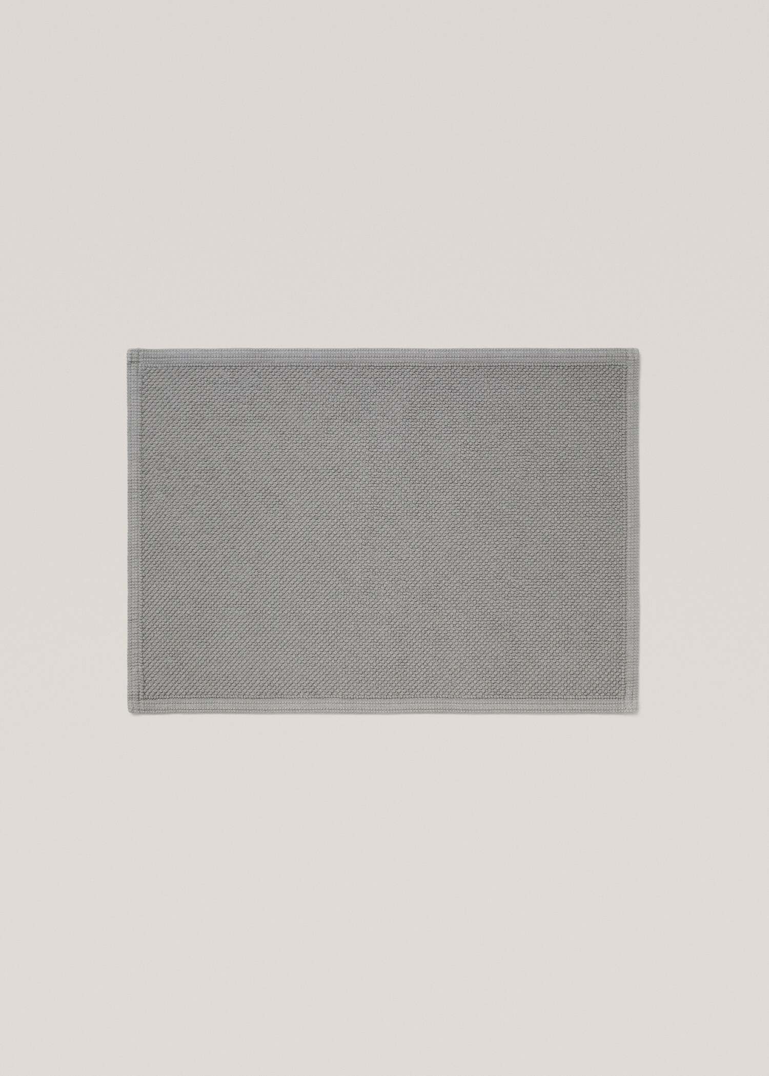 100% cotton bouclé bath rug - Article without model