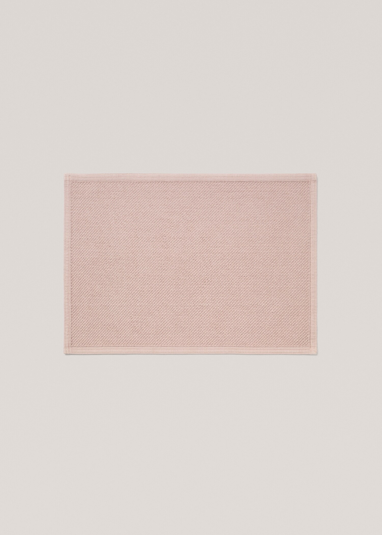 100% cotton bouclé bath rug - Article without model