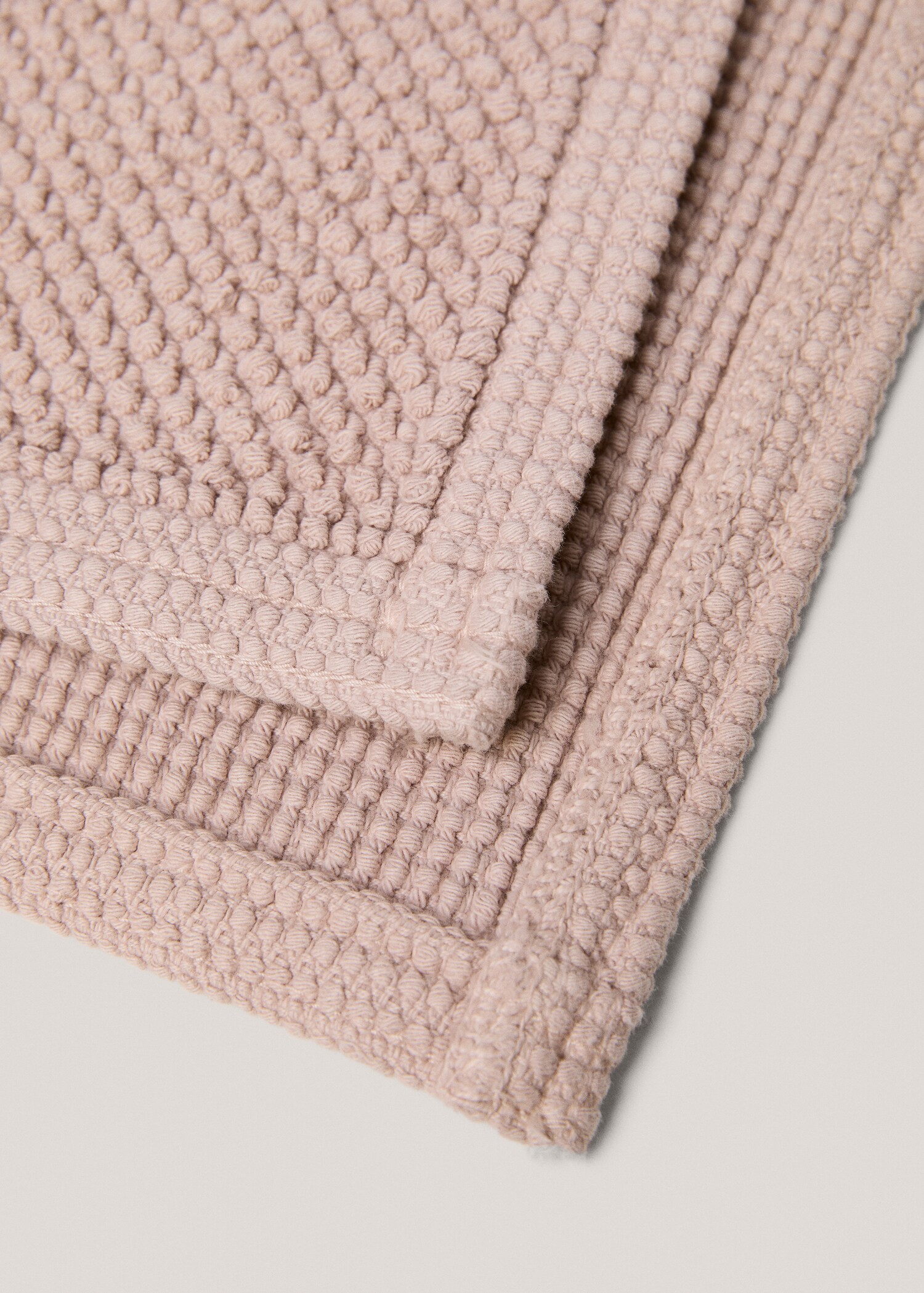 100% cotton bouclé bath rug - Details of the article 1