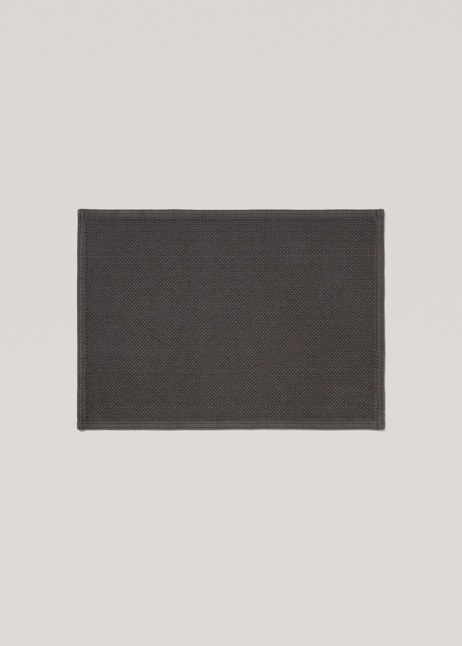 100% cotton bouclé bath rug - Article without model