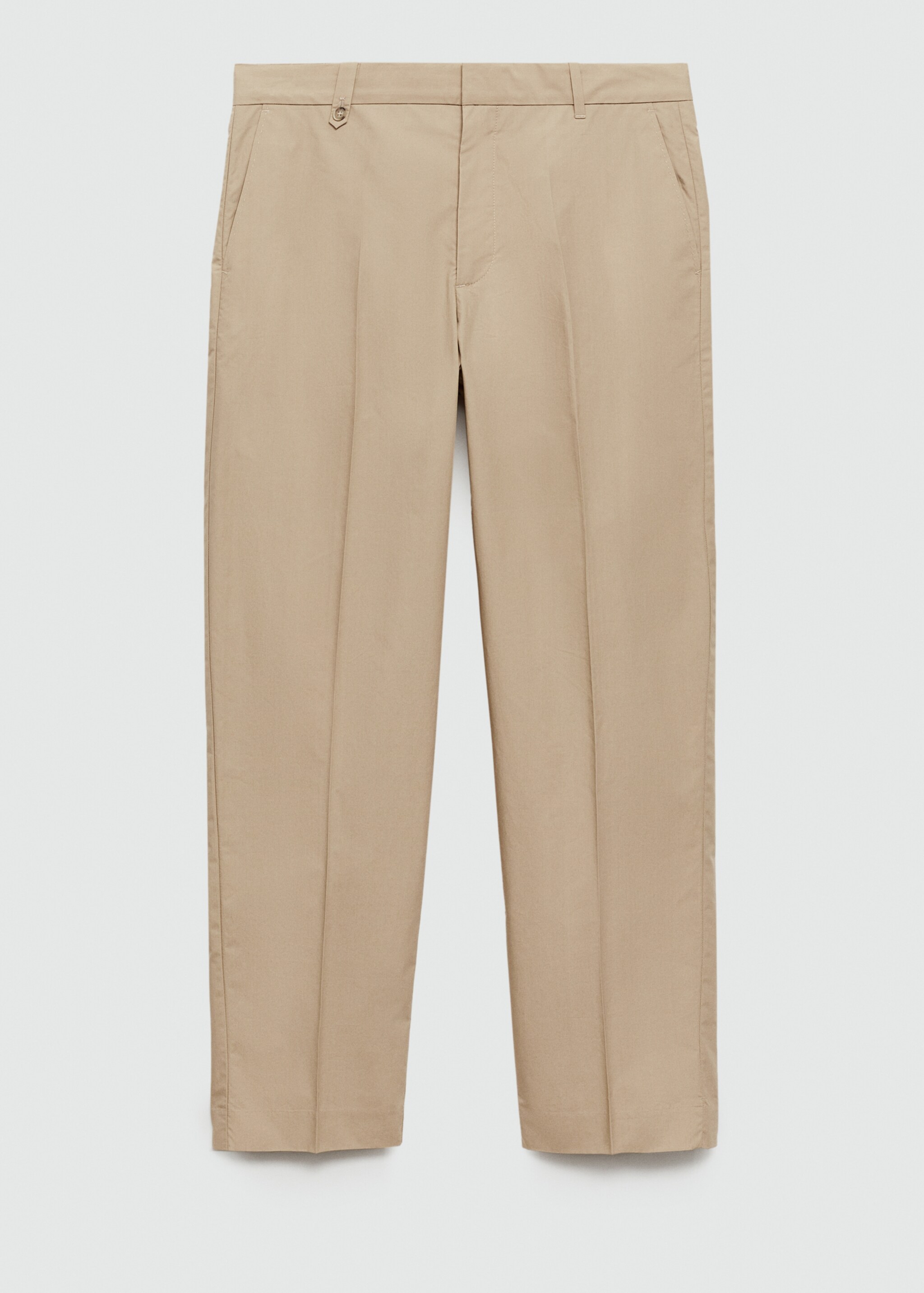 Regular-fit 100% cotton trousers - Article without model