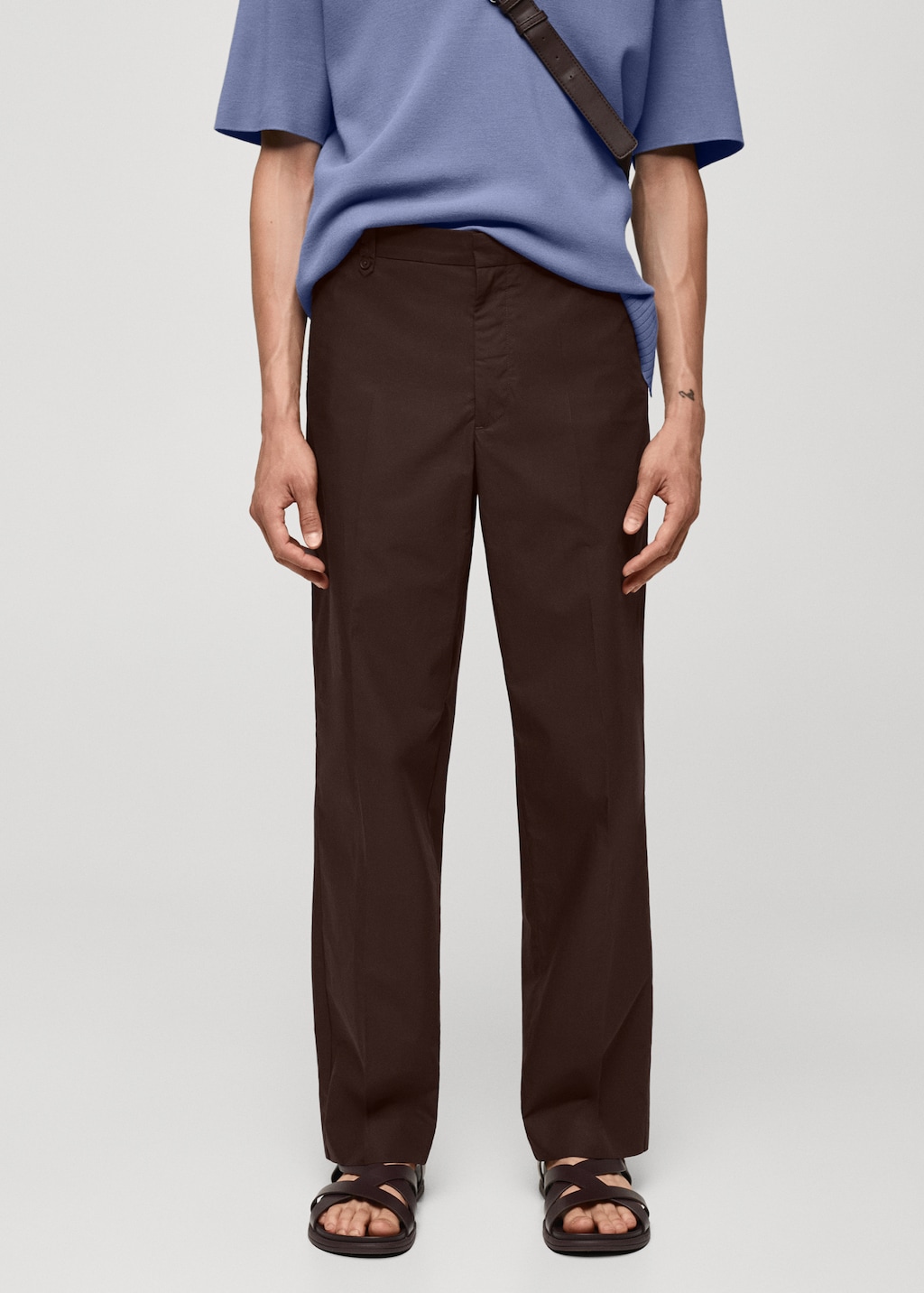 Mango Regular Fit-Hose aus 100 % Baumwolle