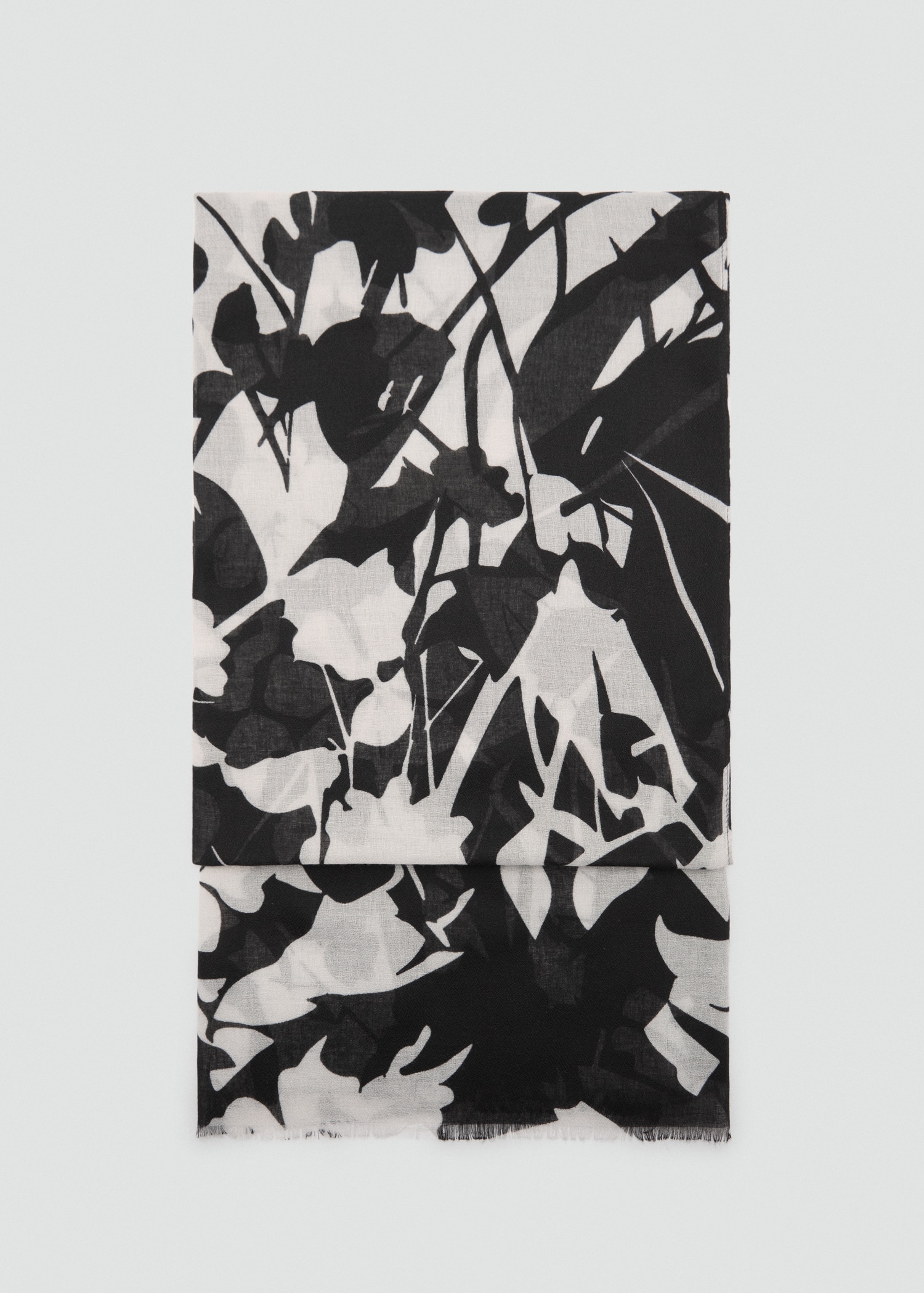 Floral print scarf - Article without model