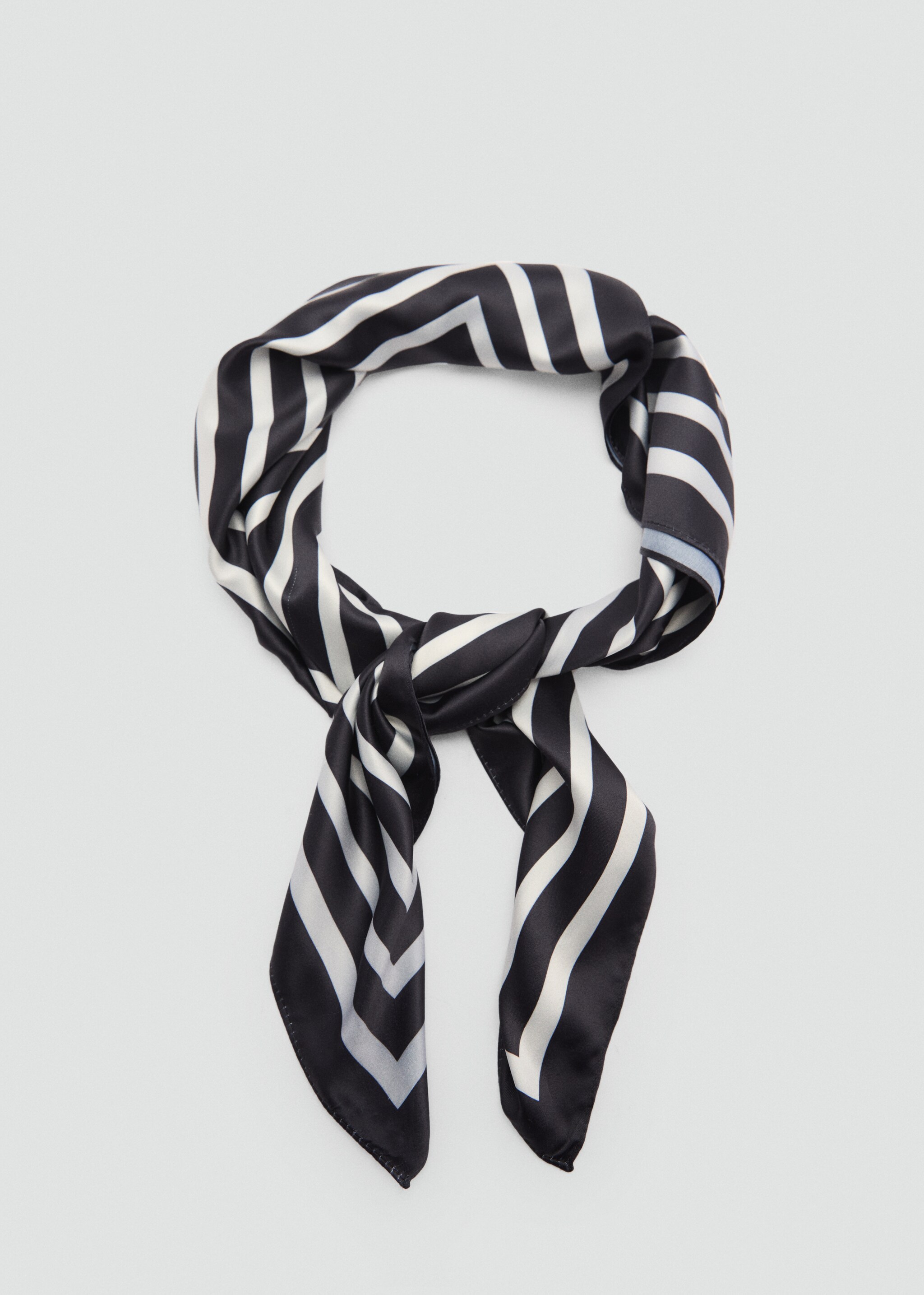 Foulard bicolore imprimé - Détail de l'article 1