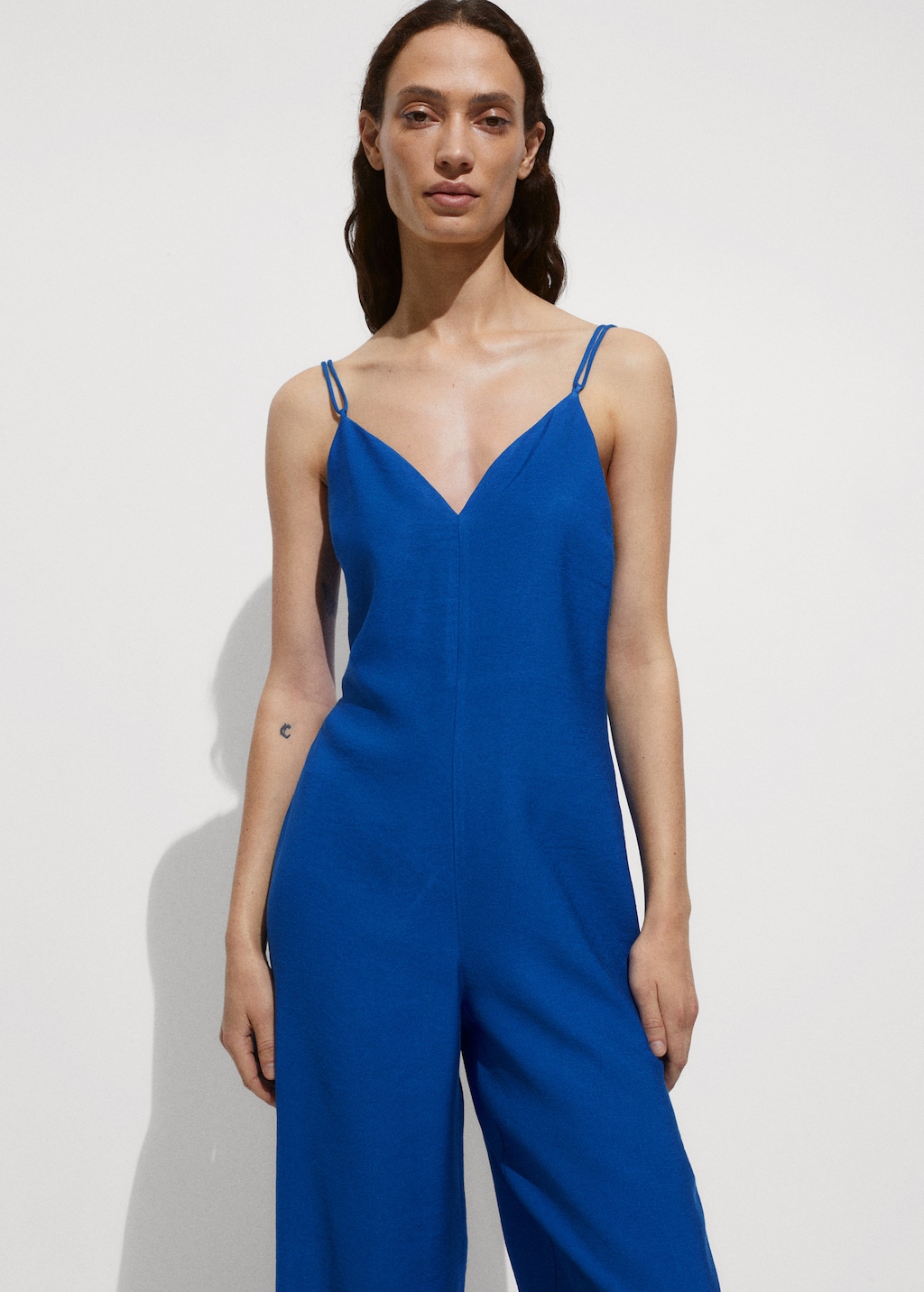 Long strap jumpsuit