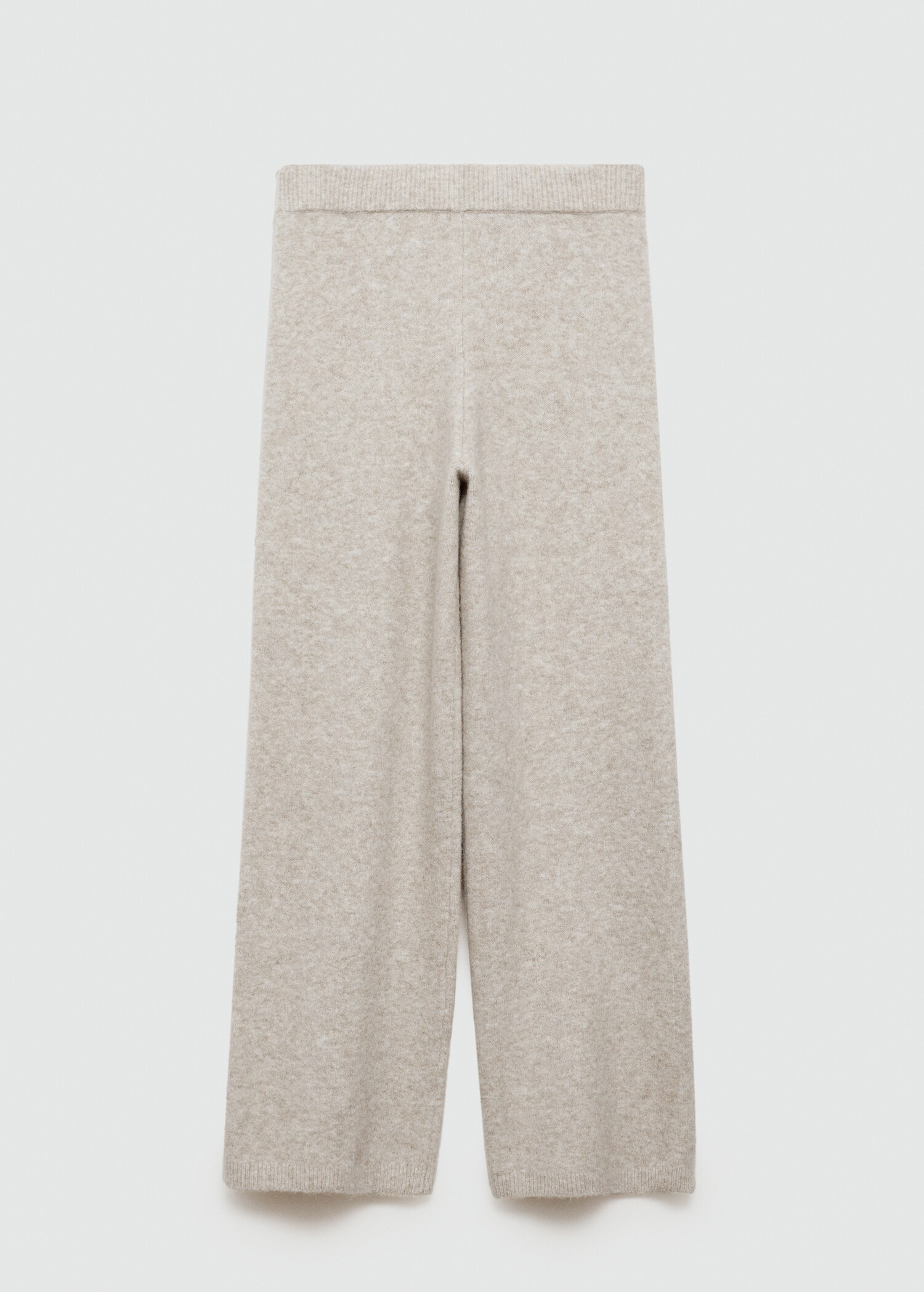 Straight knitted trousers - Article without model