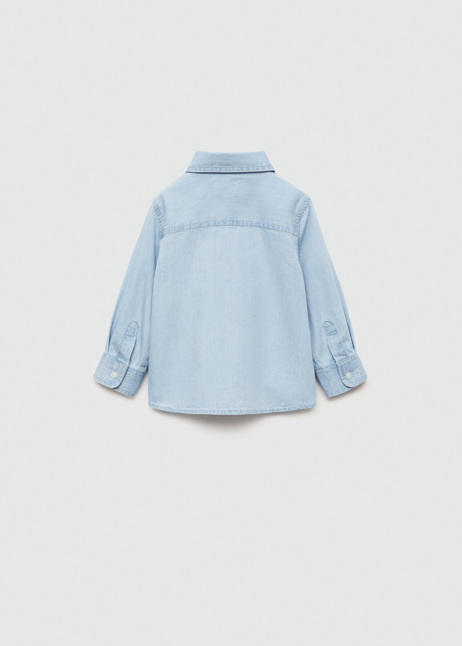 Regular-fit denim shirt - Reverse of the article