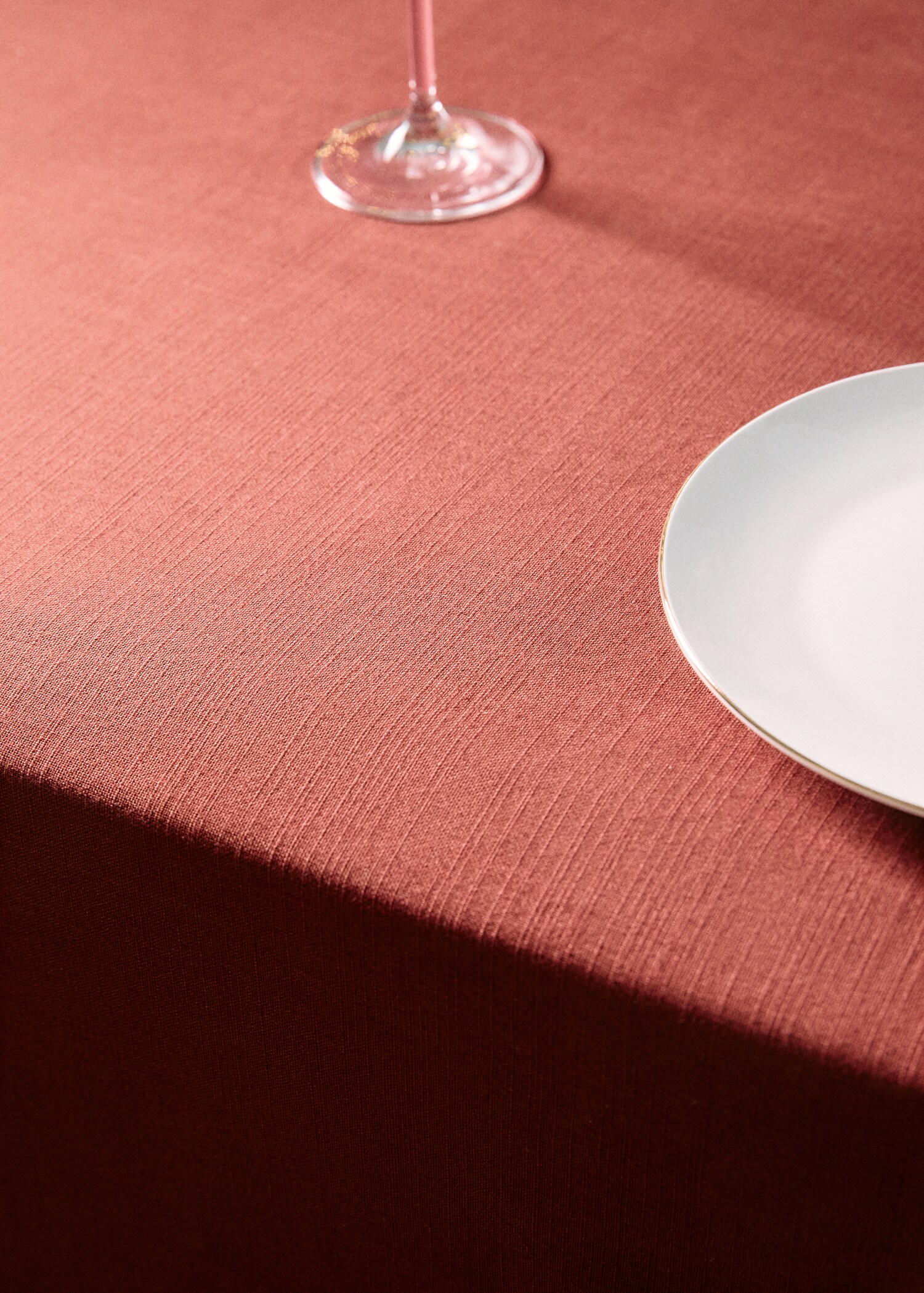 Hemstitch-embroidered tablecloth 170x170cm - Details of the article 7