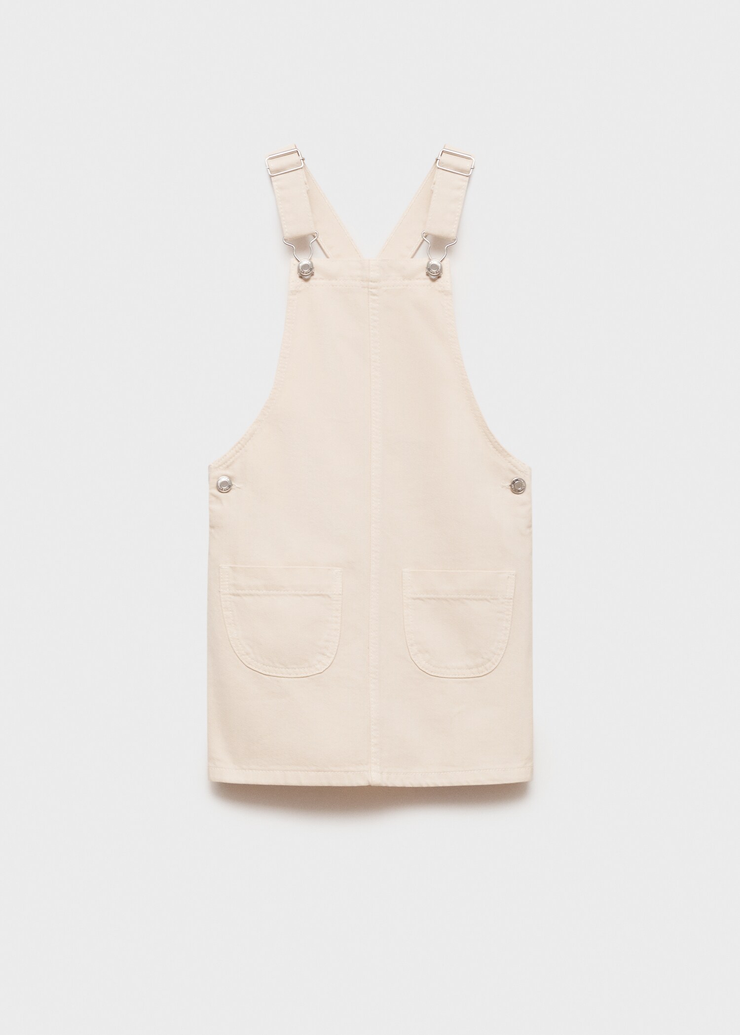 Short denim pinafore - Article without model