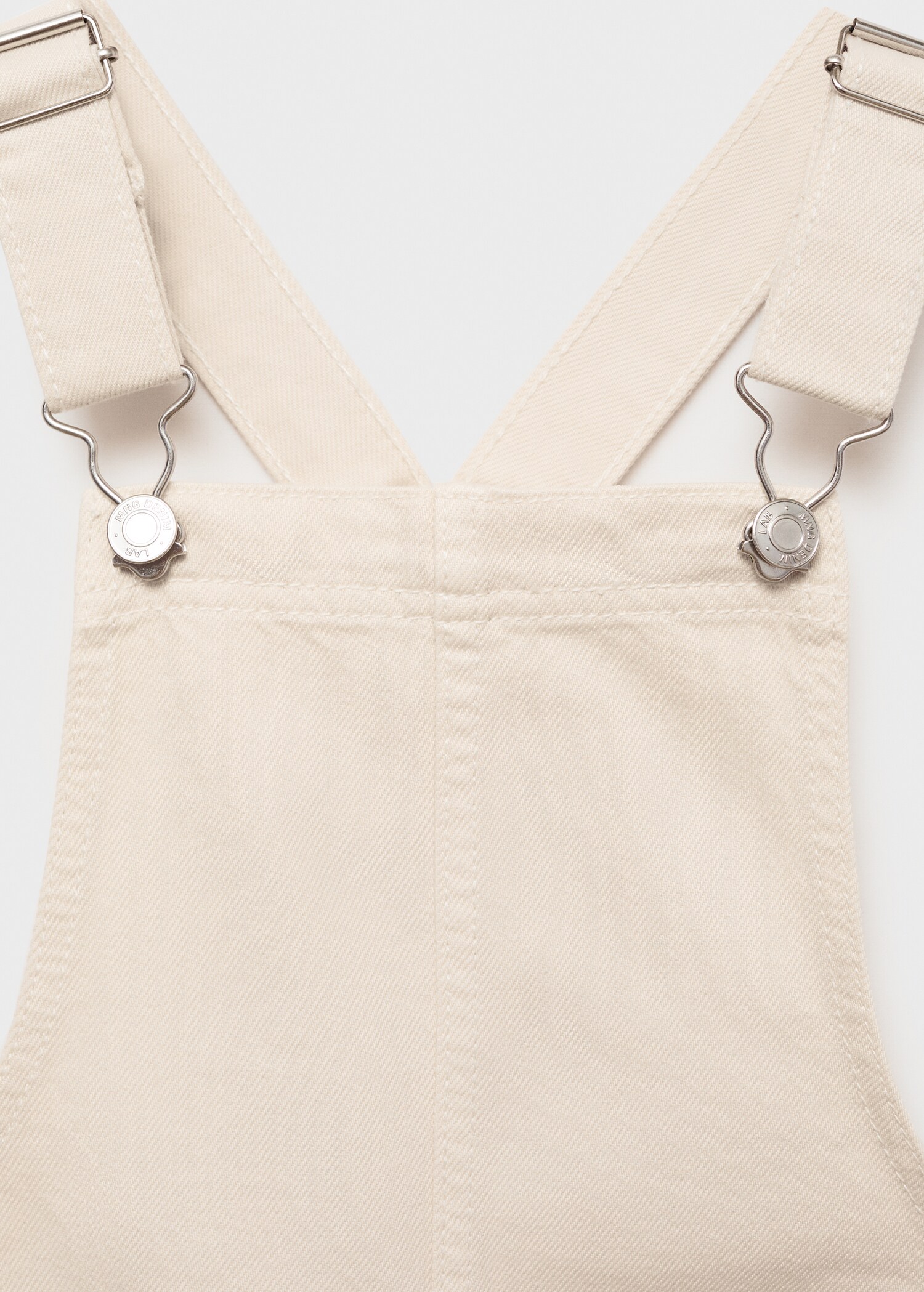 Short denim pinafore - Details of the article 8