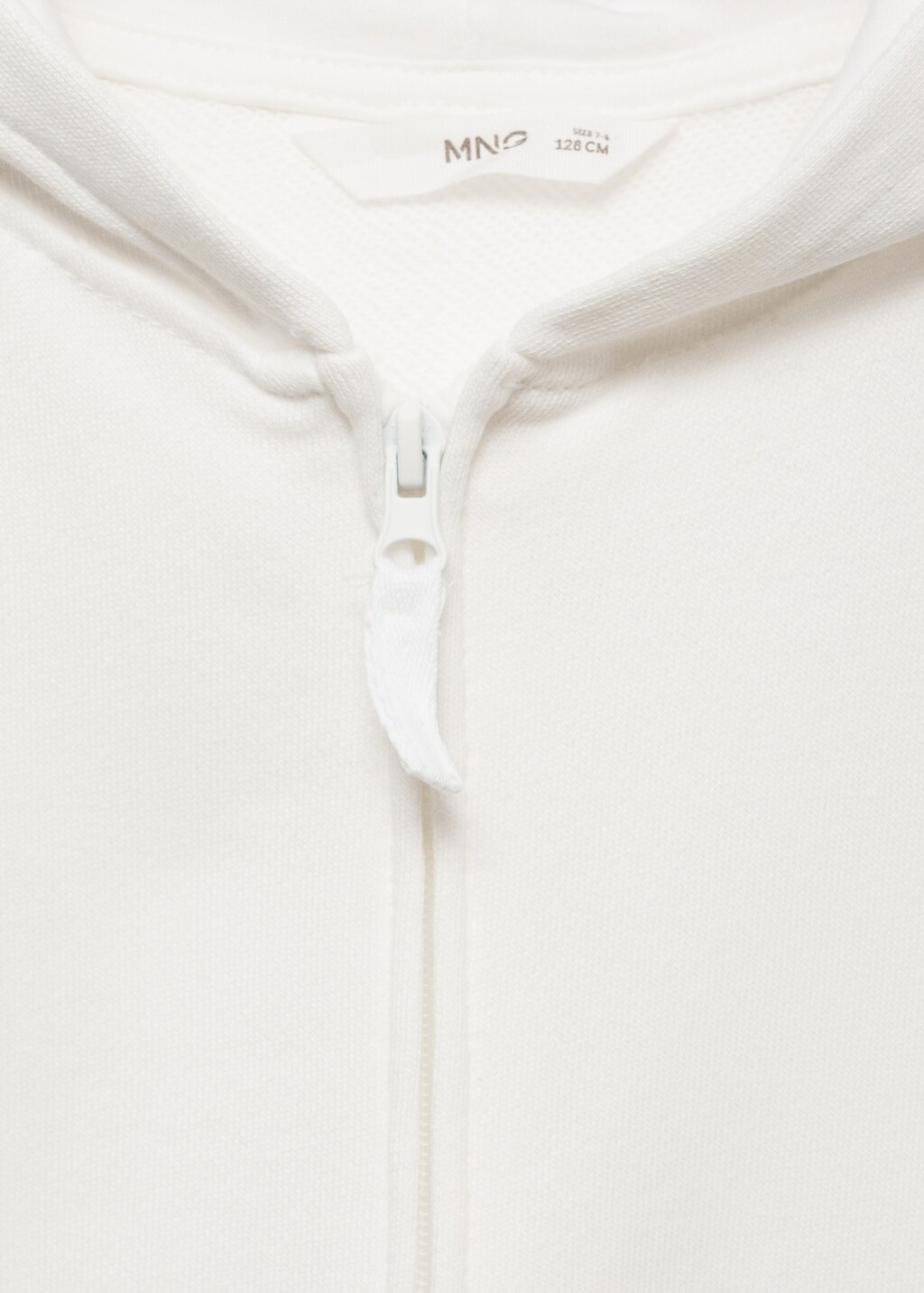 Mango white hoodie new arrivals