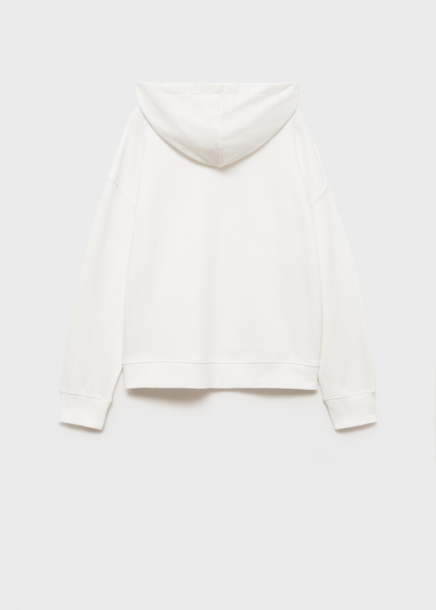 Zipped hoodie - Reverse of the article