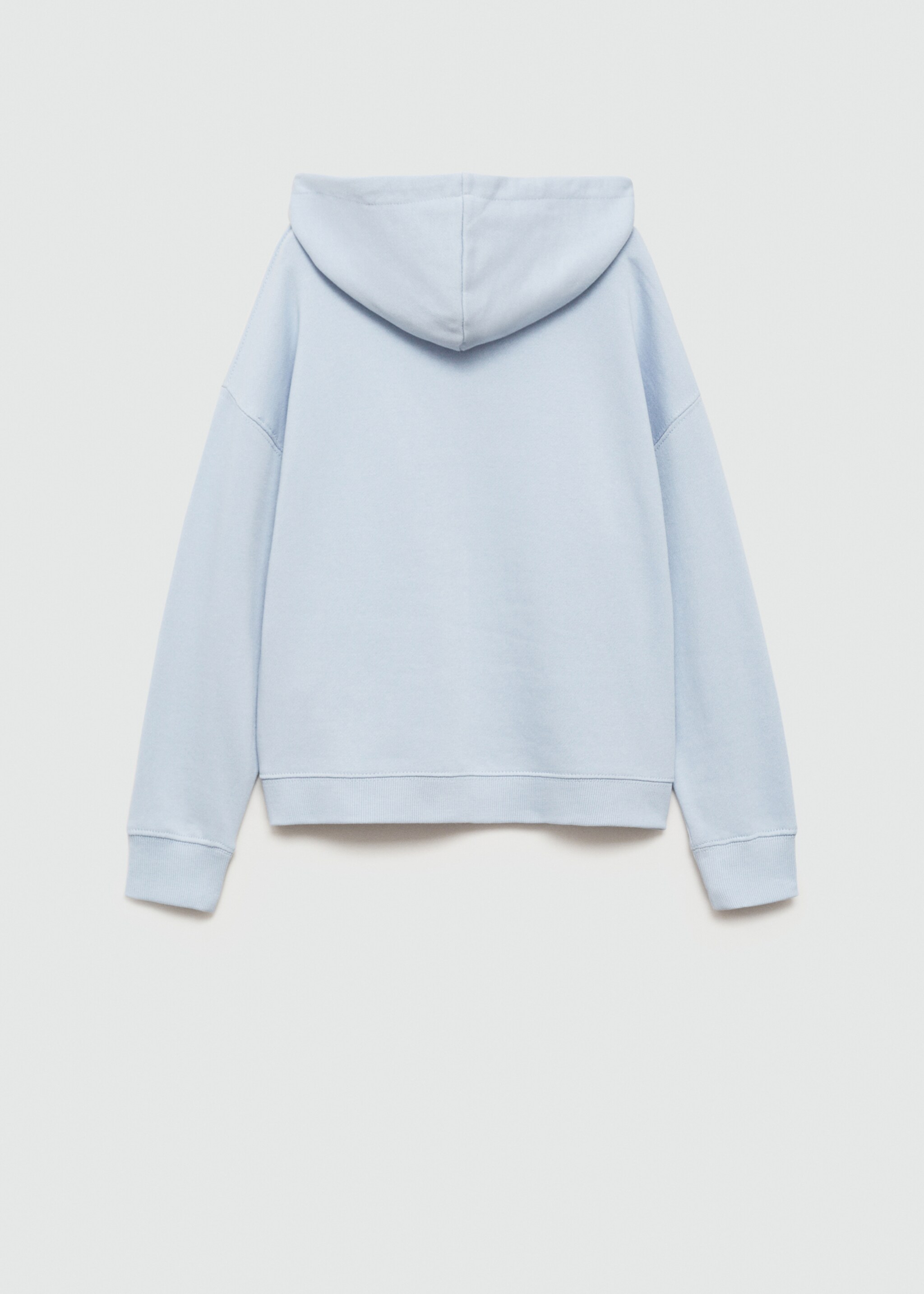 Zipped hoodie - Reverse of the article