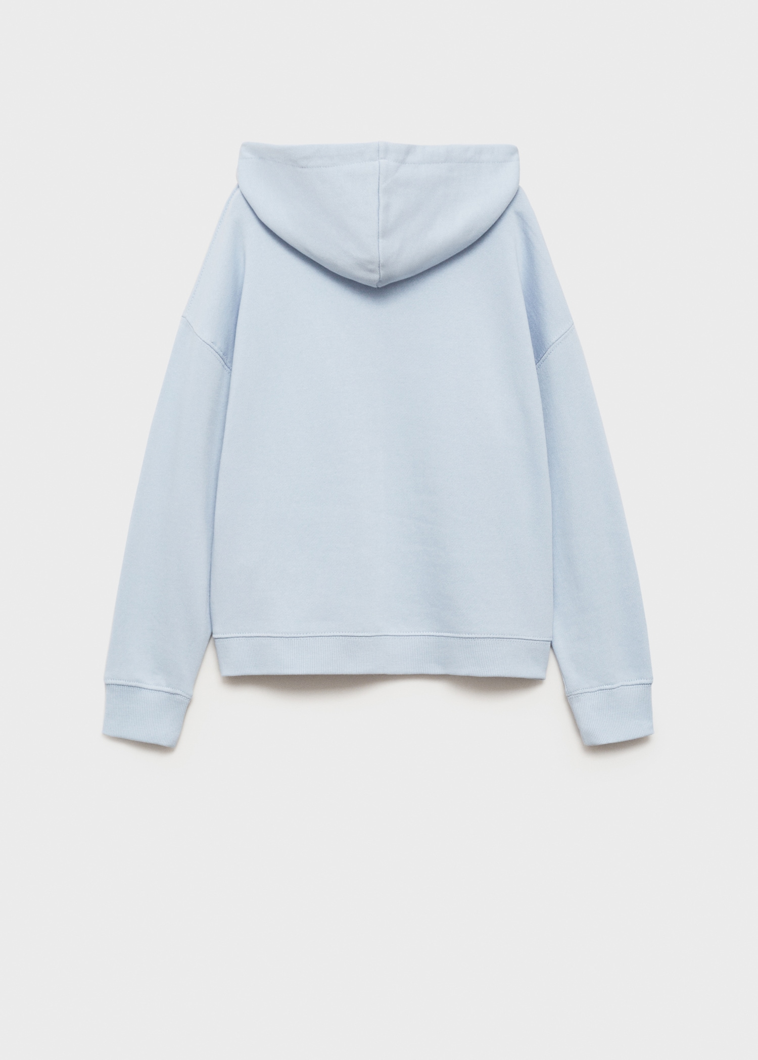 Zipped hoodie - Reverse of the article