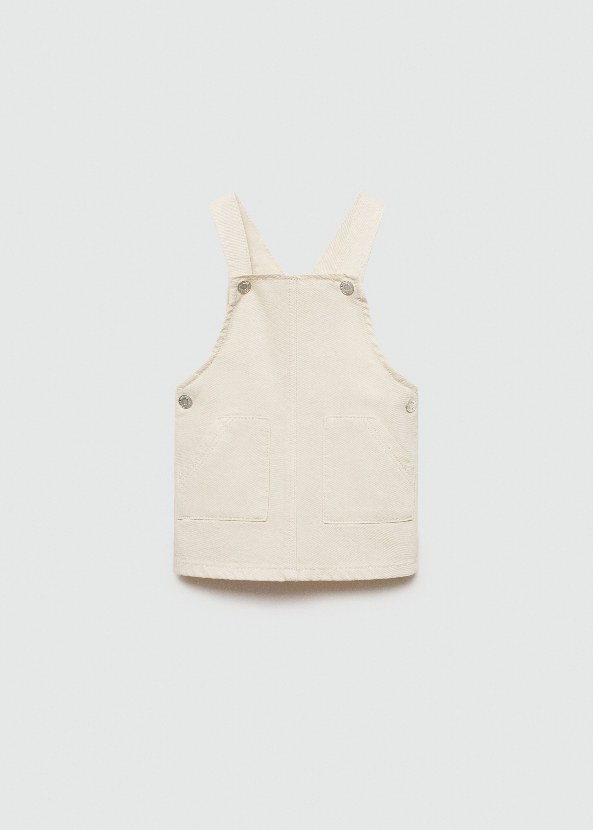 Short denim pinafore - Article without model