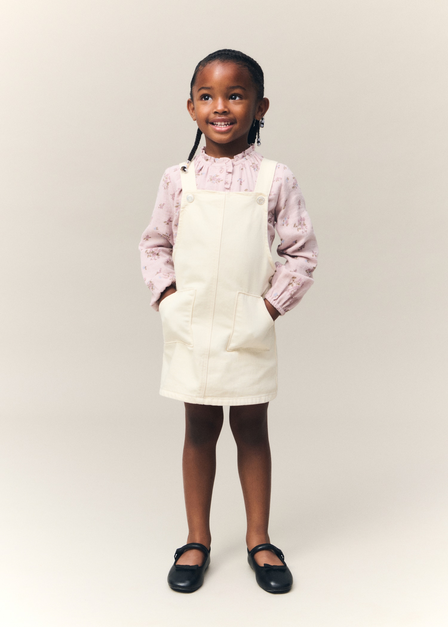 Shop Robe Robe Chasuble Bebe Fille Robe Chasuble à Volants-Étoiles