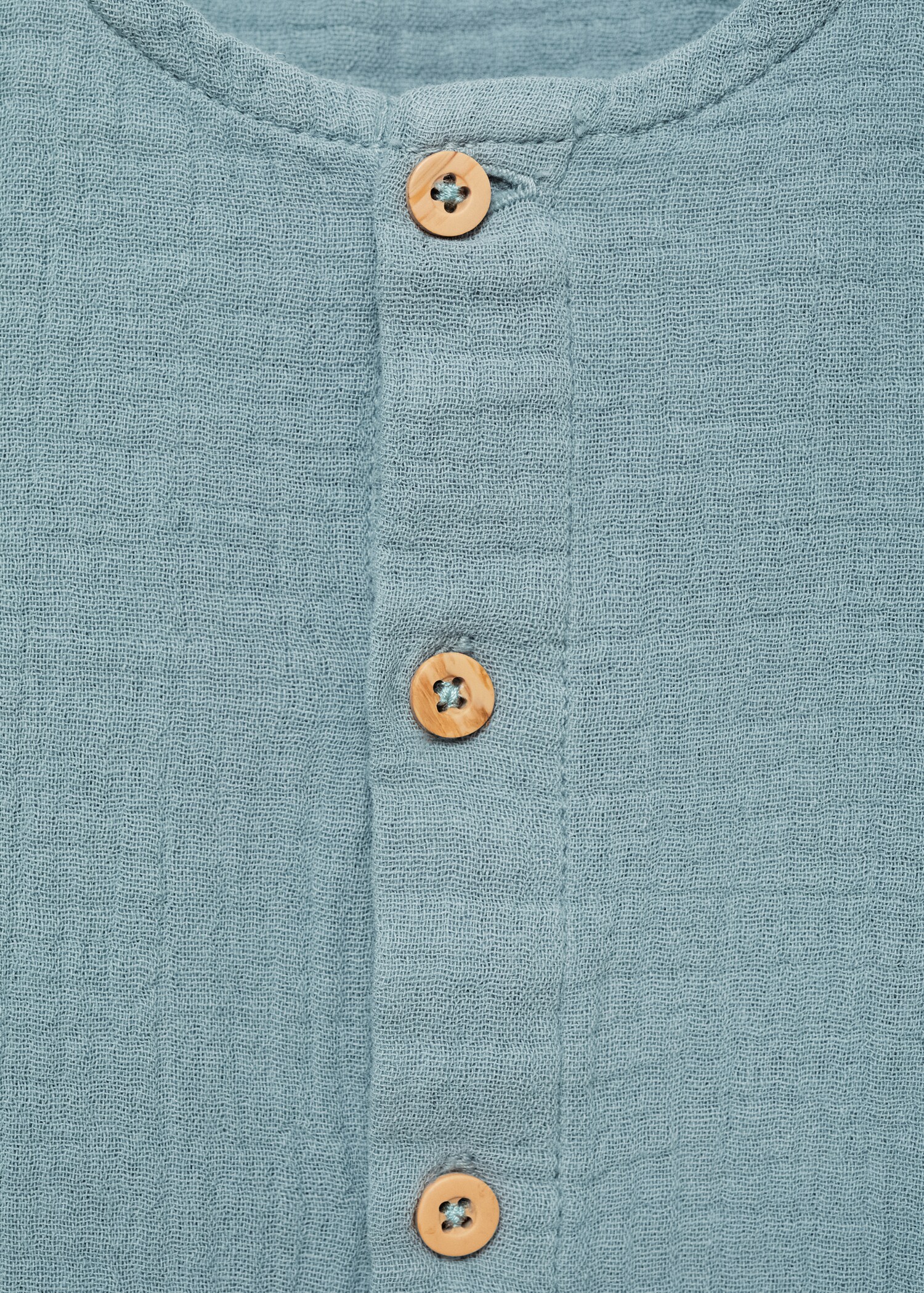 Chemise coton tissu plissé - Détail de l'article 8
