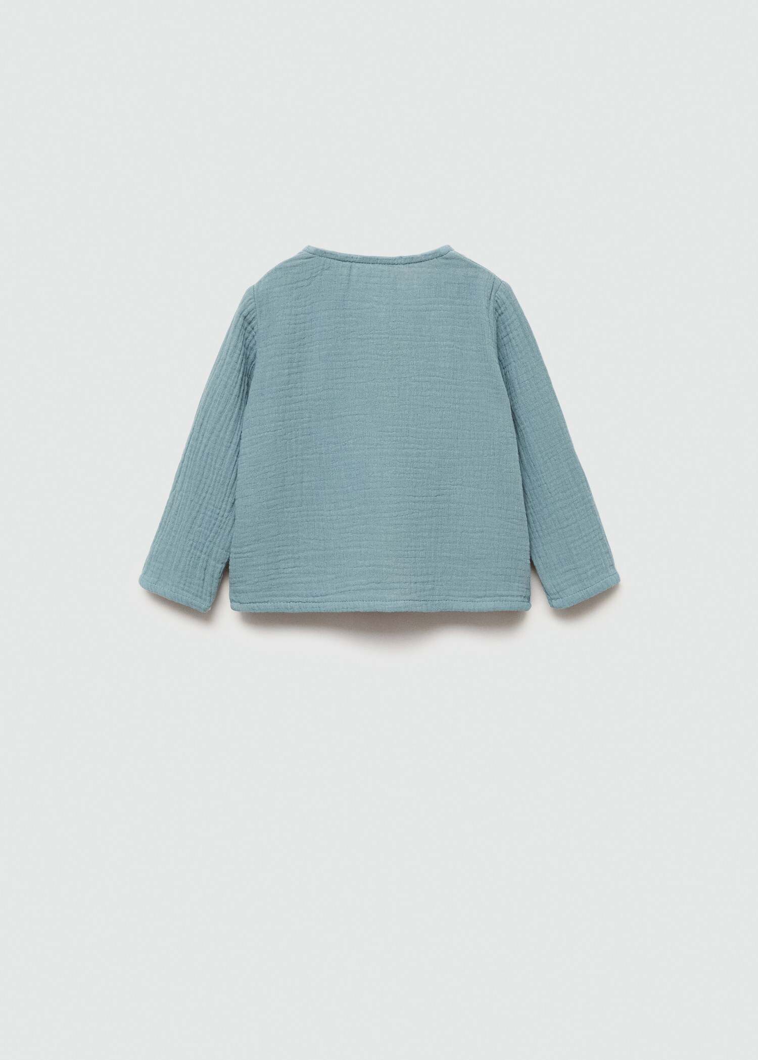 Chemise coton tissu plissé - Verso de l’article