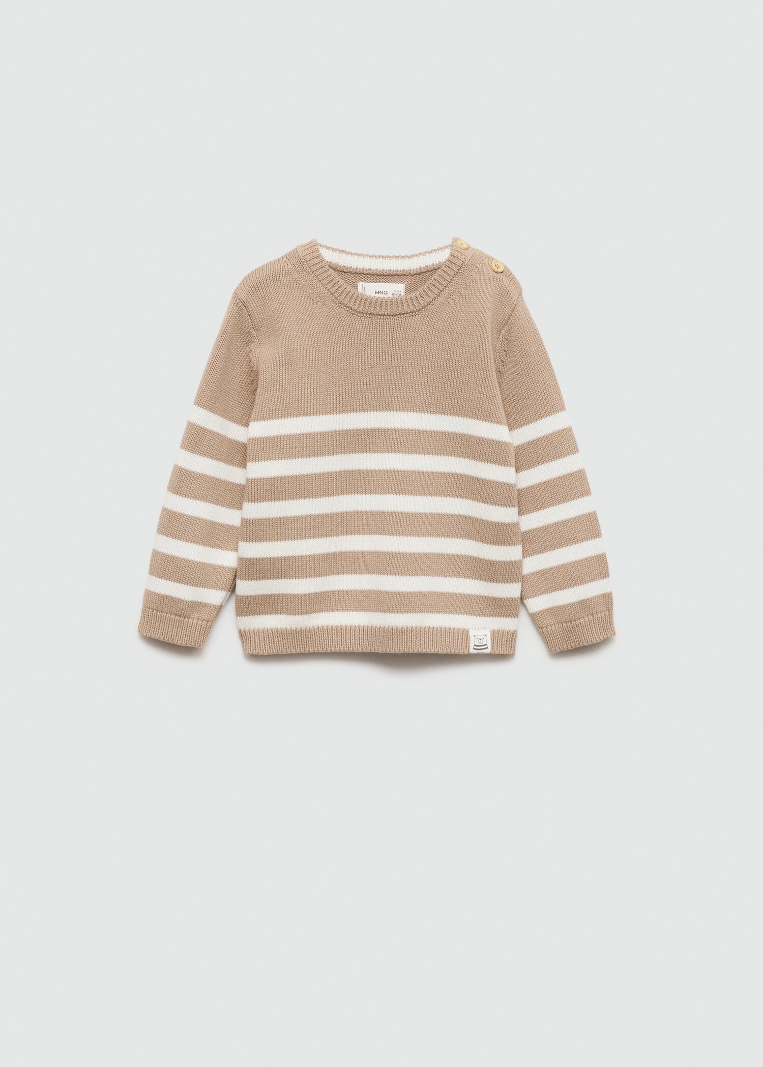 Buttons detail knit sweater - Article without model