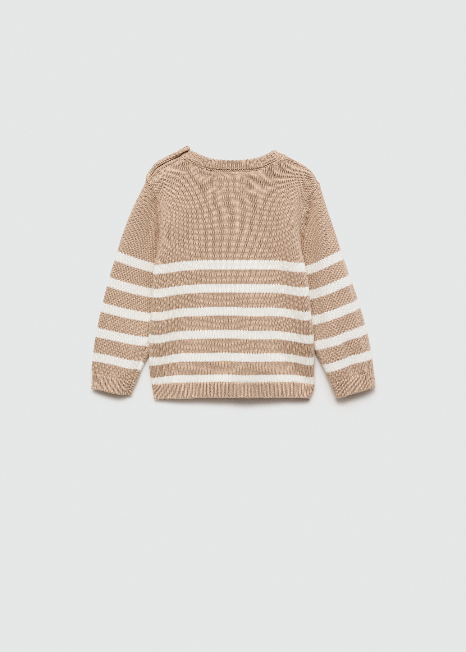 Buttons detail knit sweater - Reverse of the article