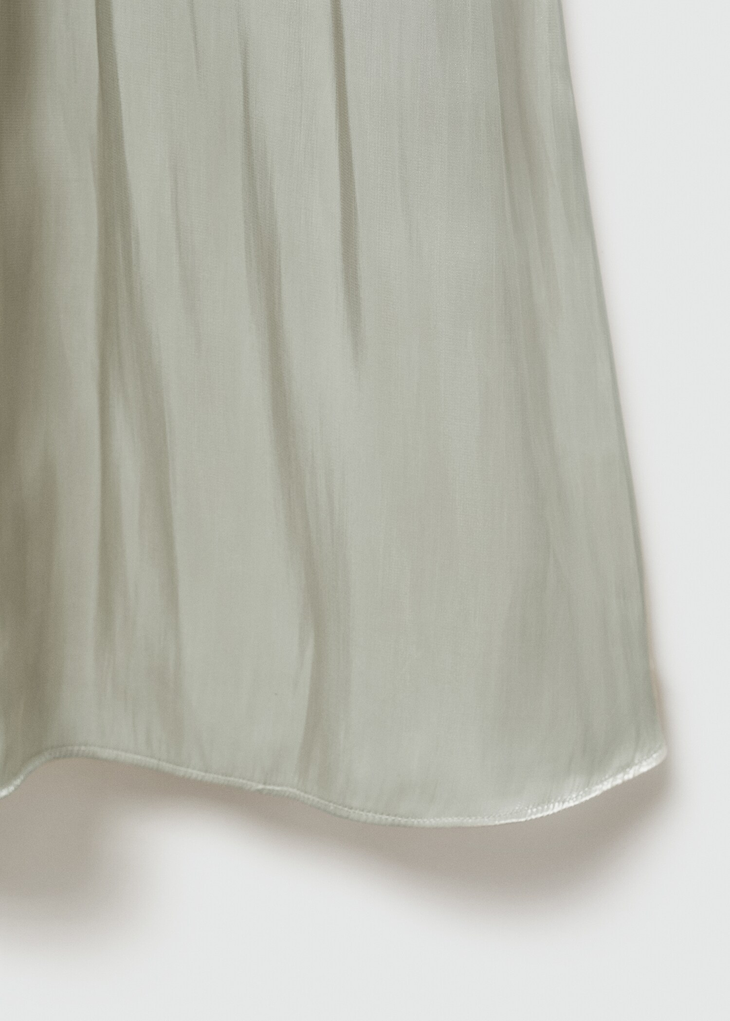 Flowy satin trousers - Details of the article 0