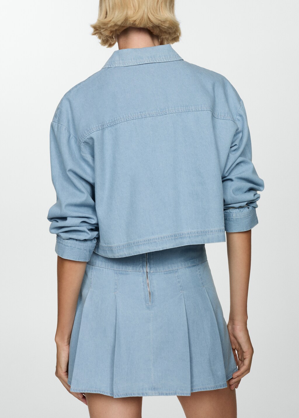 Baby blue skirt ladies sales