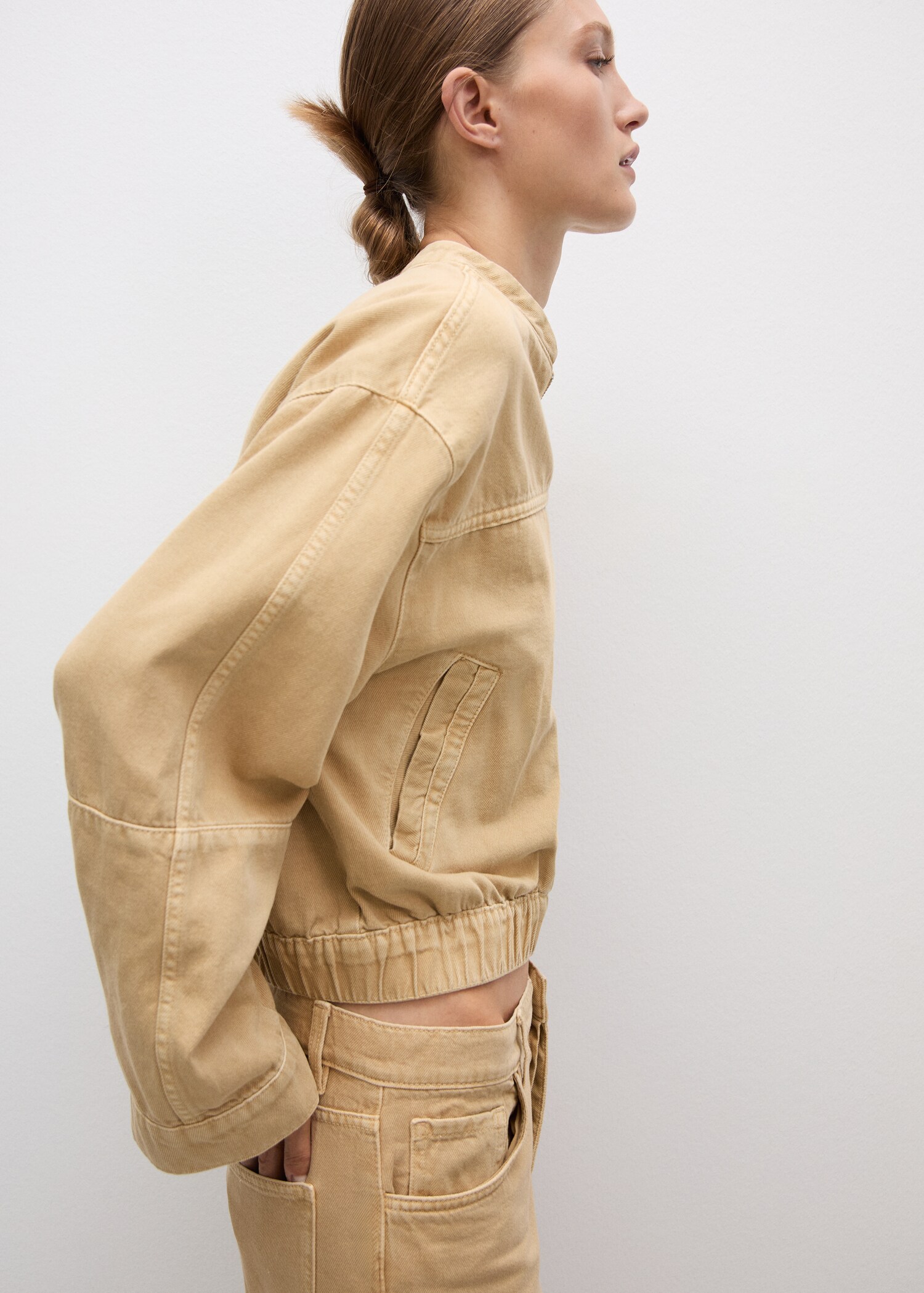 Denim bomber jacket - Medium plane