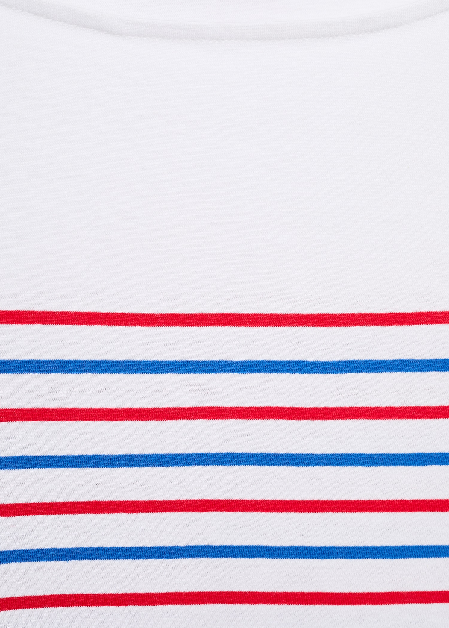 Striped boat-neck t-shirt - Details of the article 8