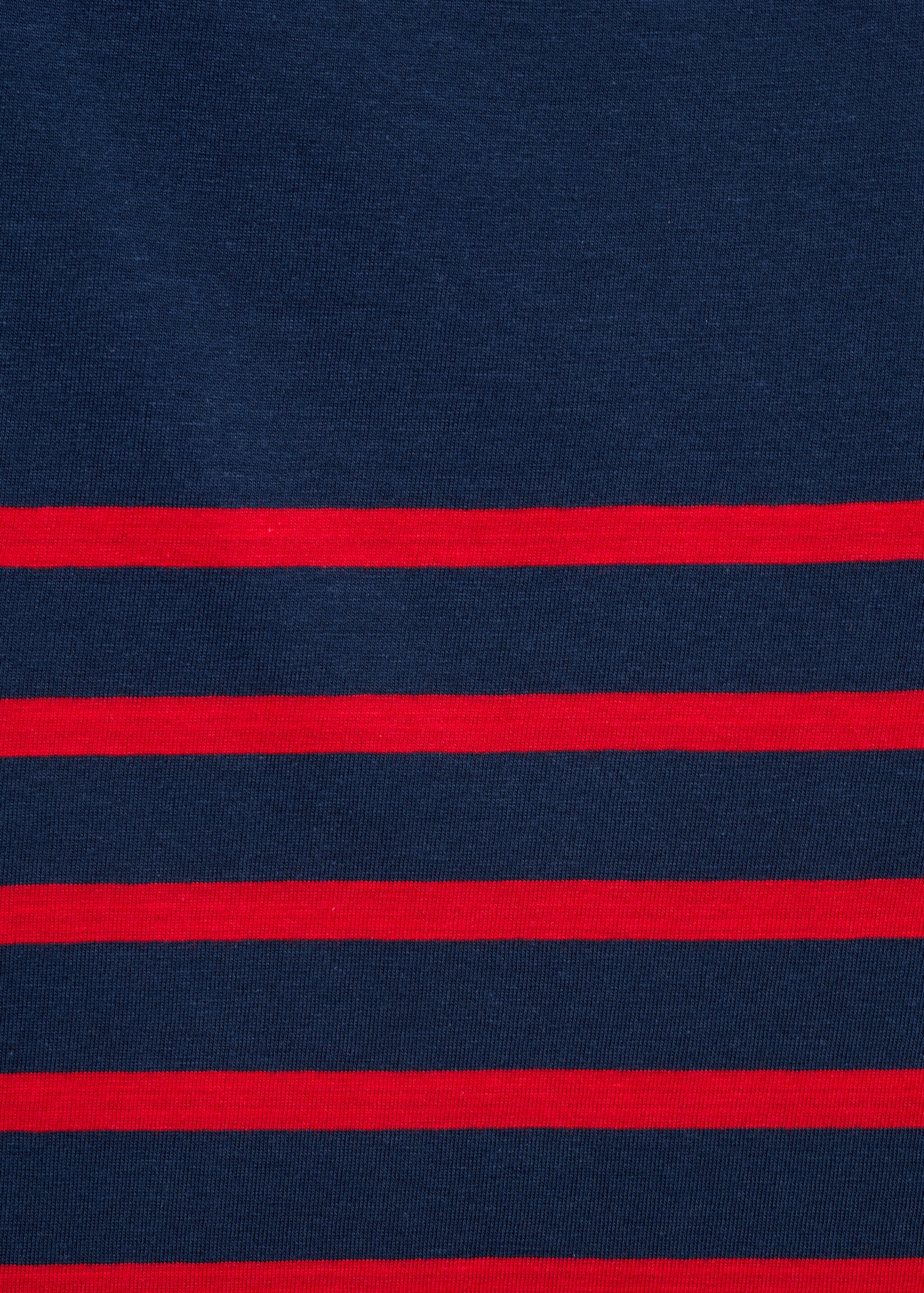 Striped boat-neck t-shirt - Details of the article 8