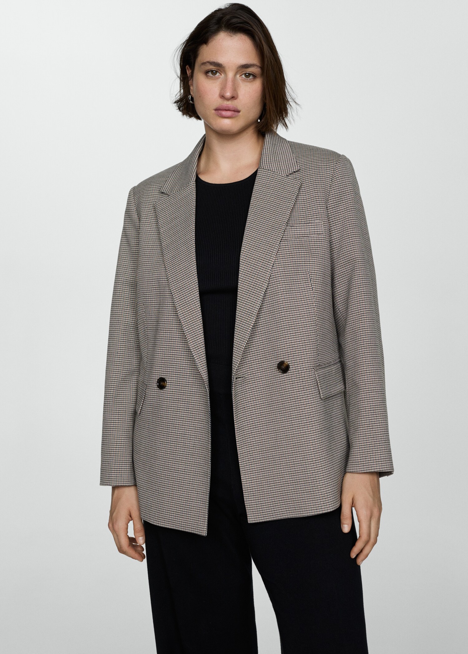 Blazer croisé micro pied-de-poule - Détail de l'article 5