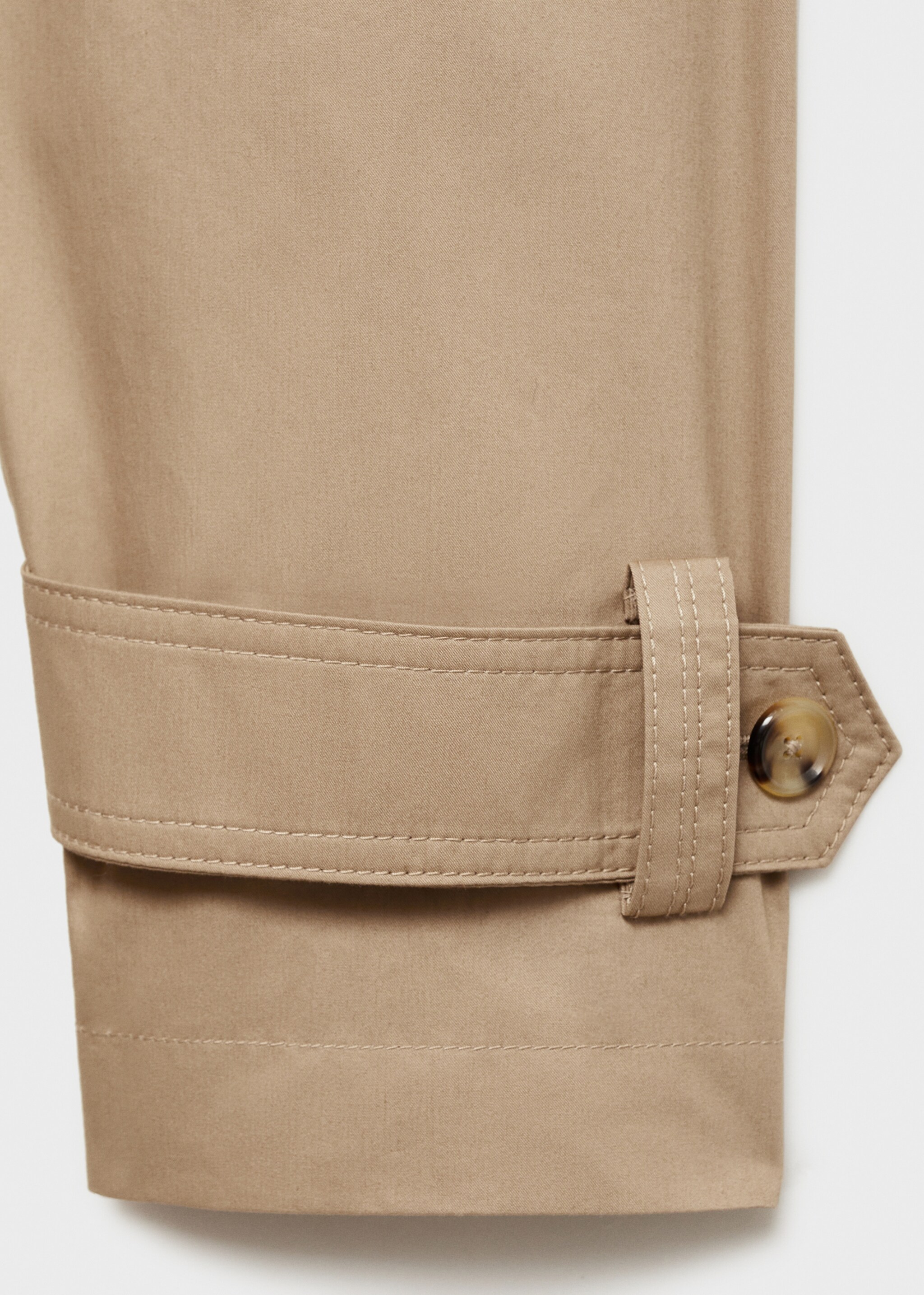 Trench algodón cuello camisero - Detalle del artículo 0