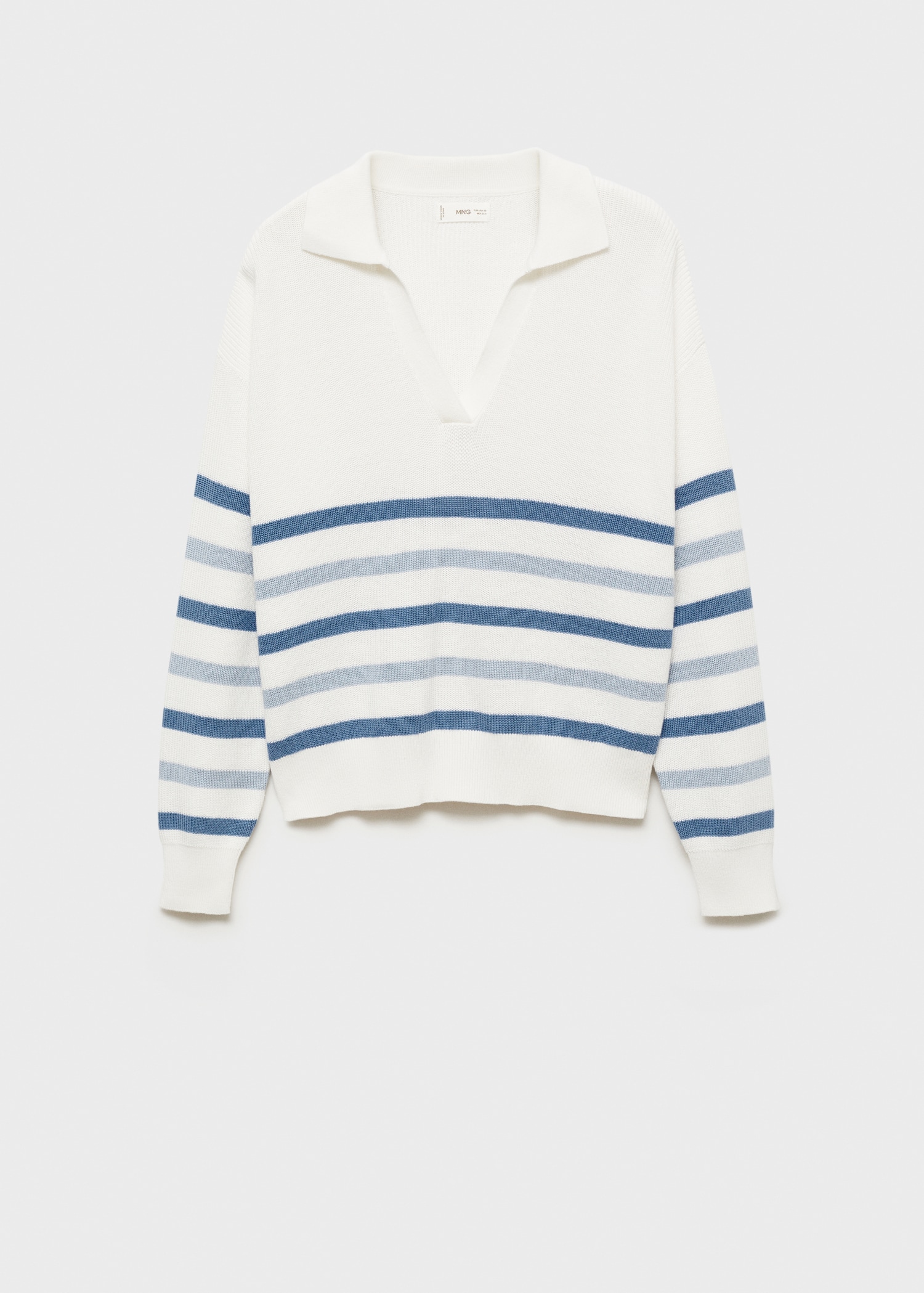 Knit striped sweater - Article without model