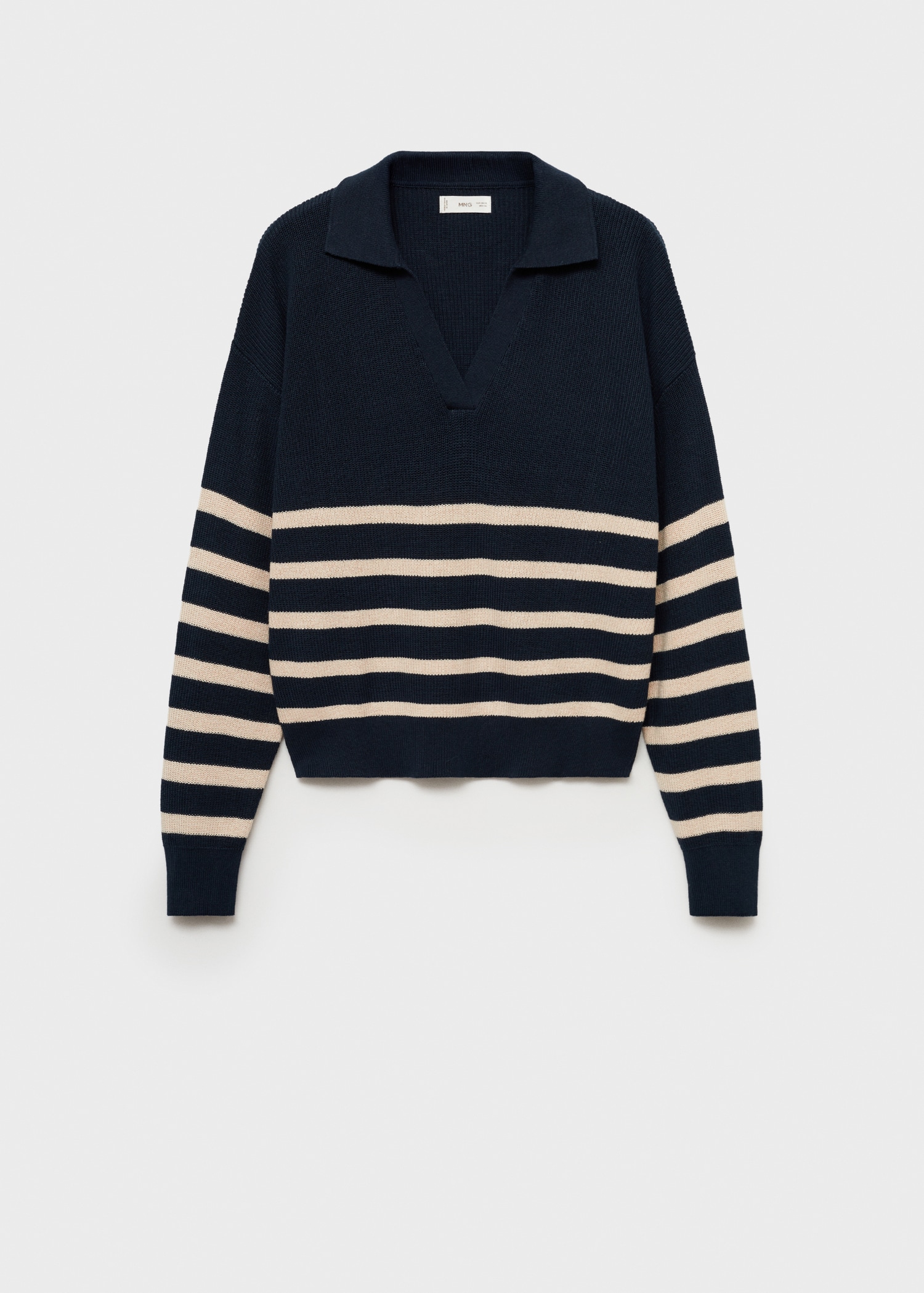 Knit striped sweater - Article without model