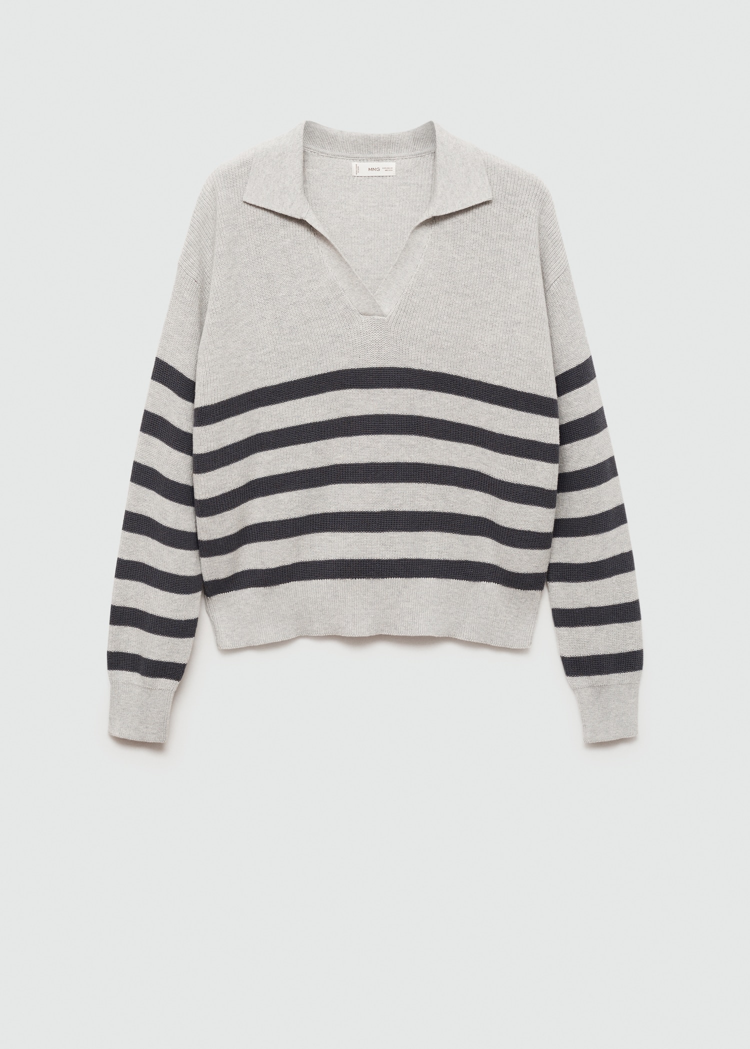 Knit striped sweater - Article without model